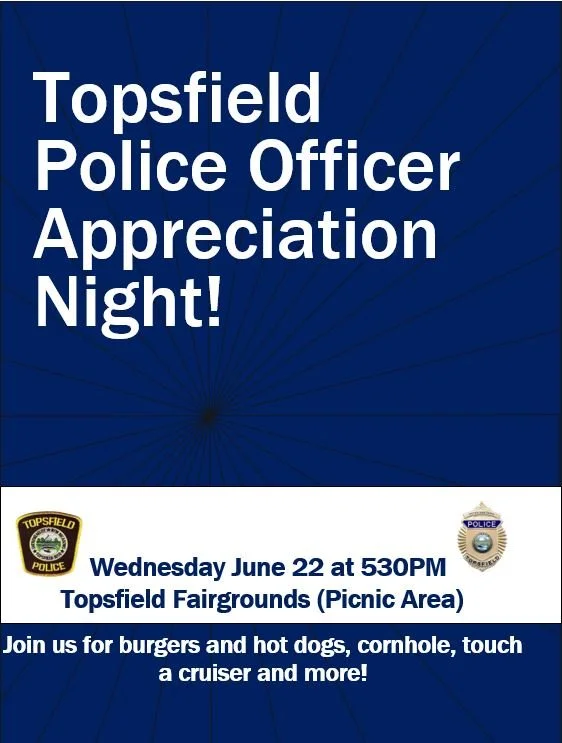 Topsfield Police Officer Appreciation Night 