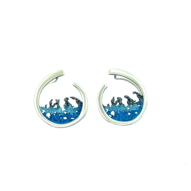 Medium Wave Earrings