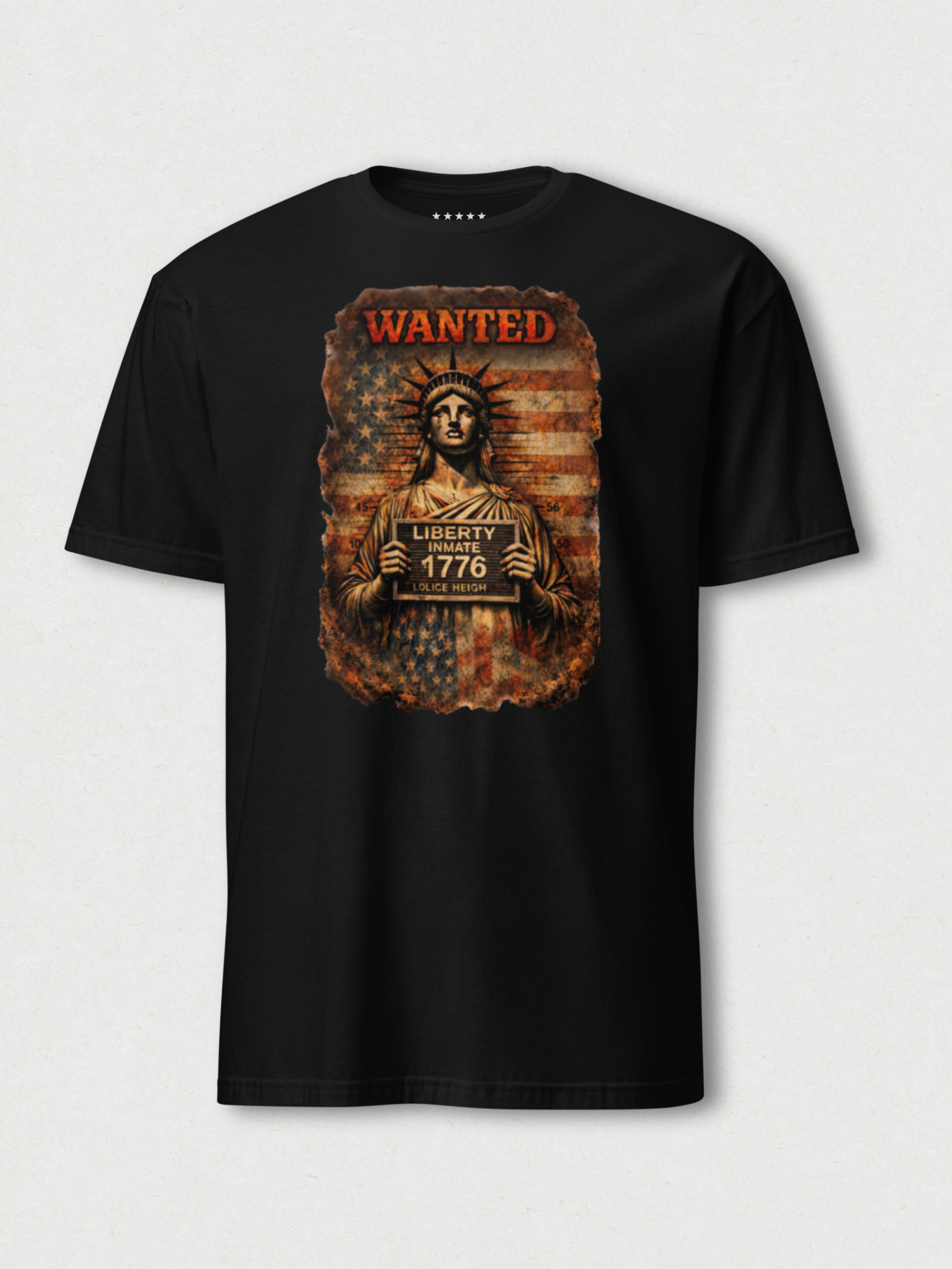 Wanted Liberty Tee — Rebellion Since 1776