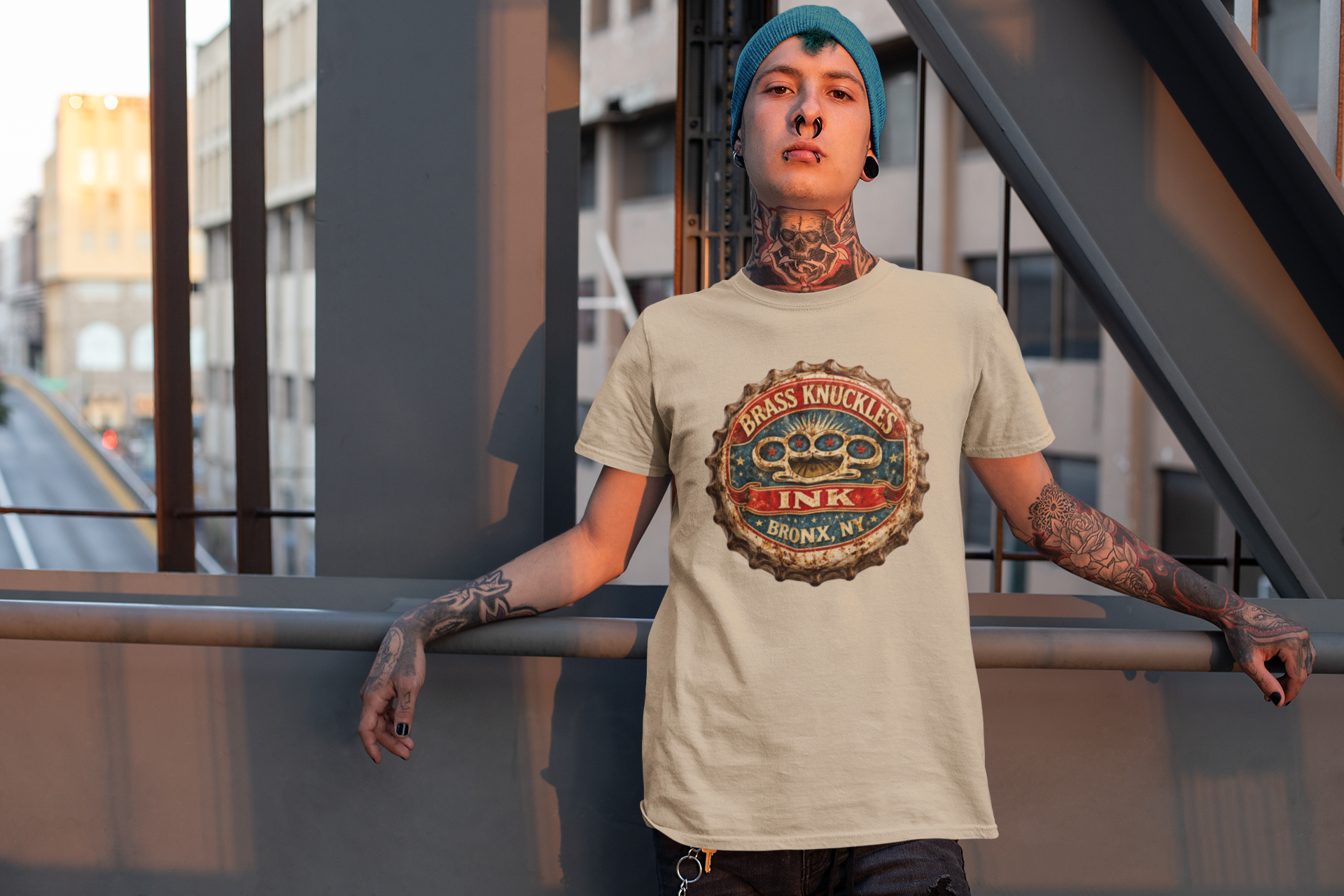 man-wearing-vintage-blue-cap-ink-sand-t-shirt-lifestyle-tattoo-streetwear.png