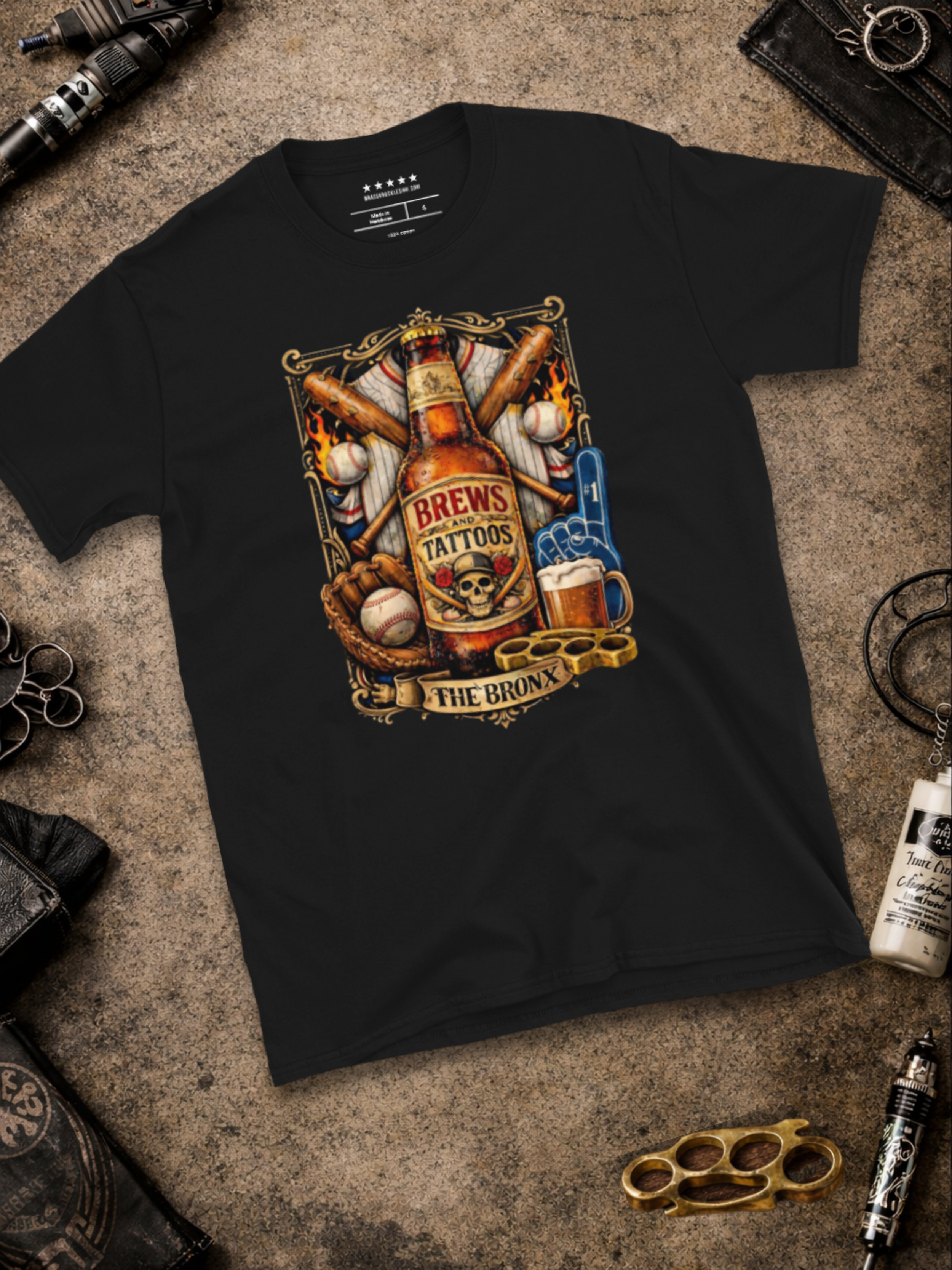 brews-and-tattoos-full-black-t-shirt-mockup-brass-knuckles-ink.png