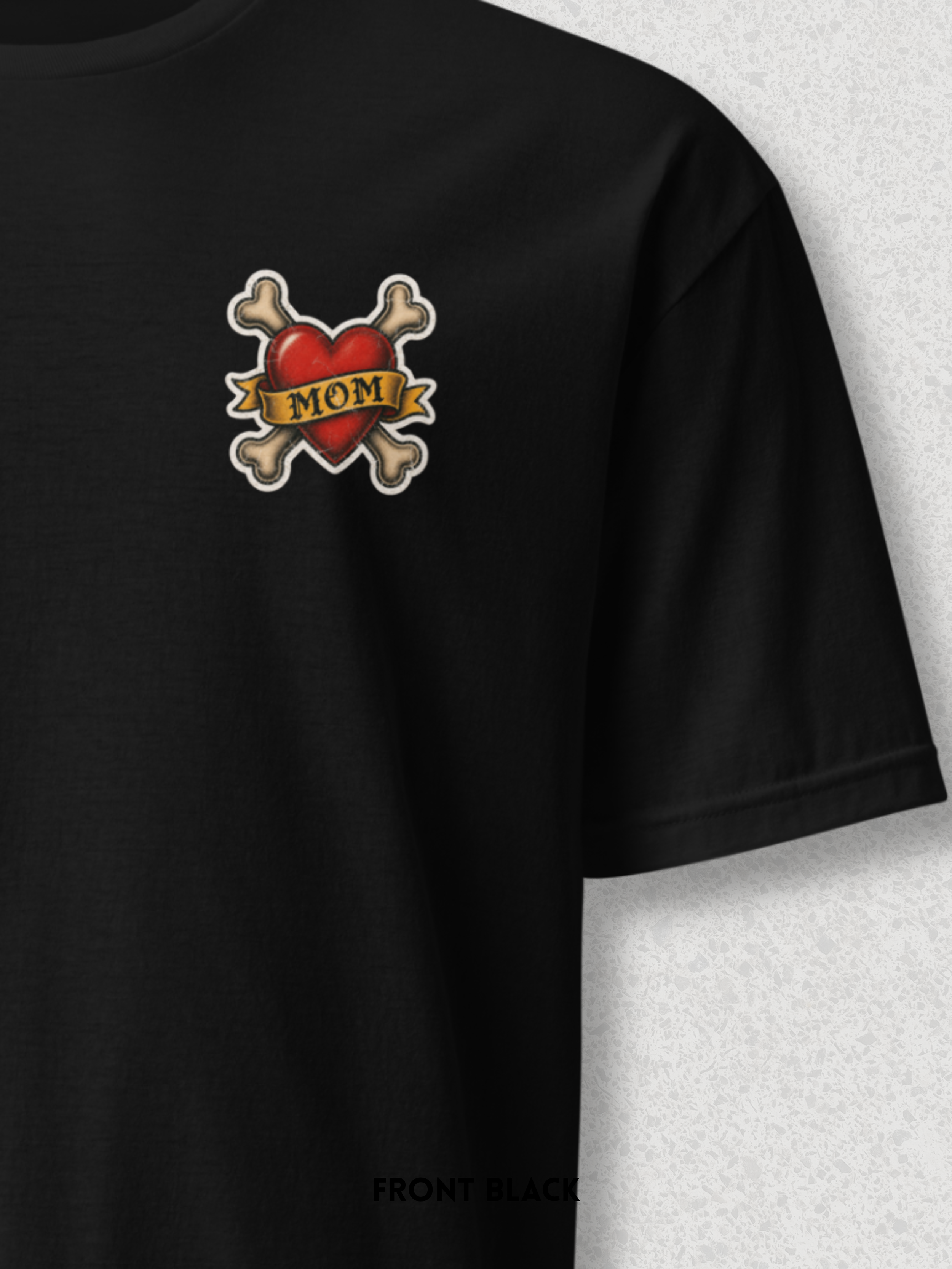 tattooed-frenchie-with-mom-heart-graphic-right-black-front-closeup-tshirt-mockup-brass-knuckles-ink.png