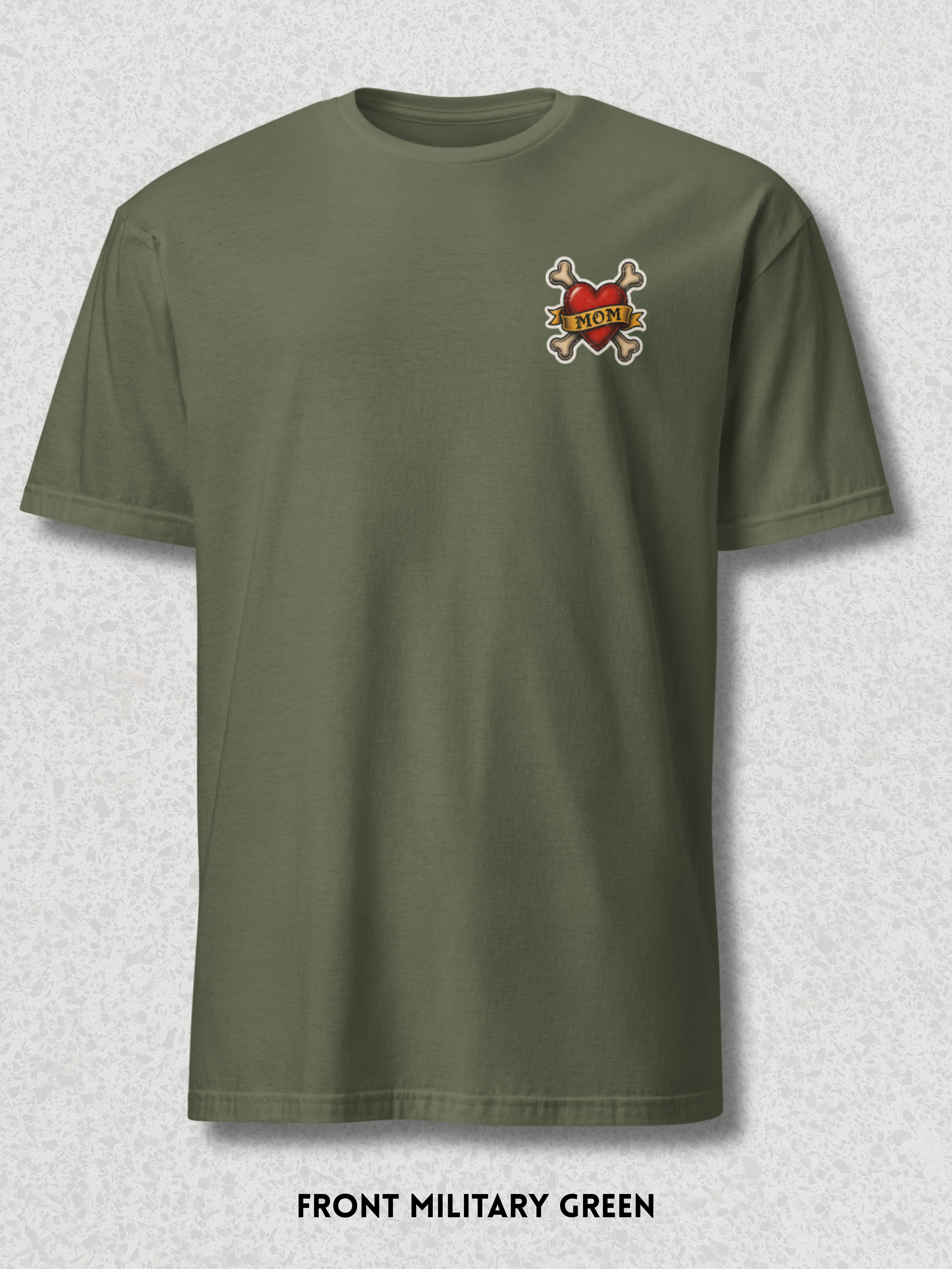 tattooed-frenchie-with-mom-heart-right-graphic-military-green-front-tshirt-mockup-brass-knuckles-ink.png
