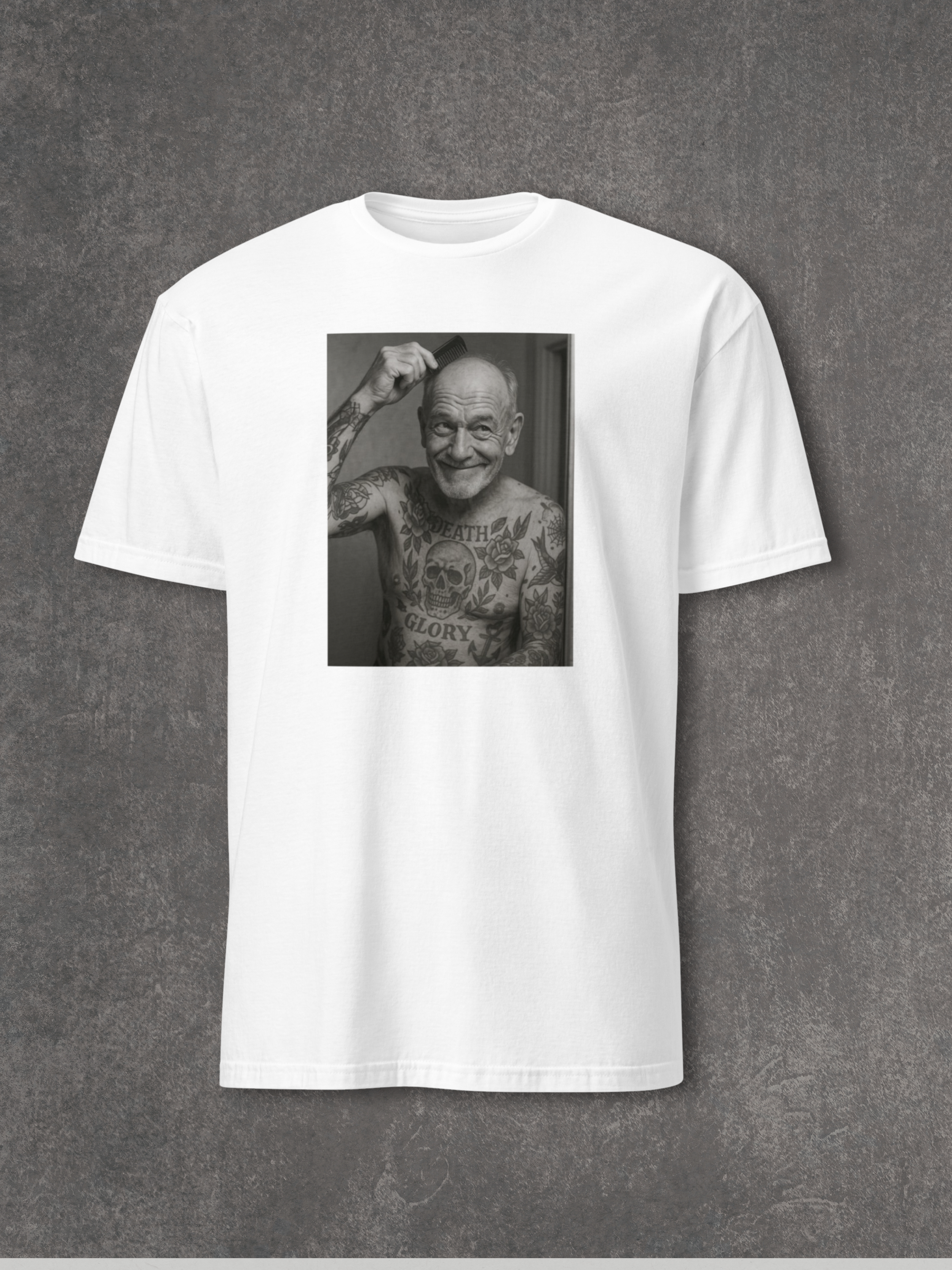 death-before-glory-grahic-centered-white-t-shirt-mockup-brass-knuckles-ink.png