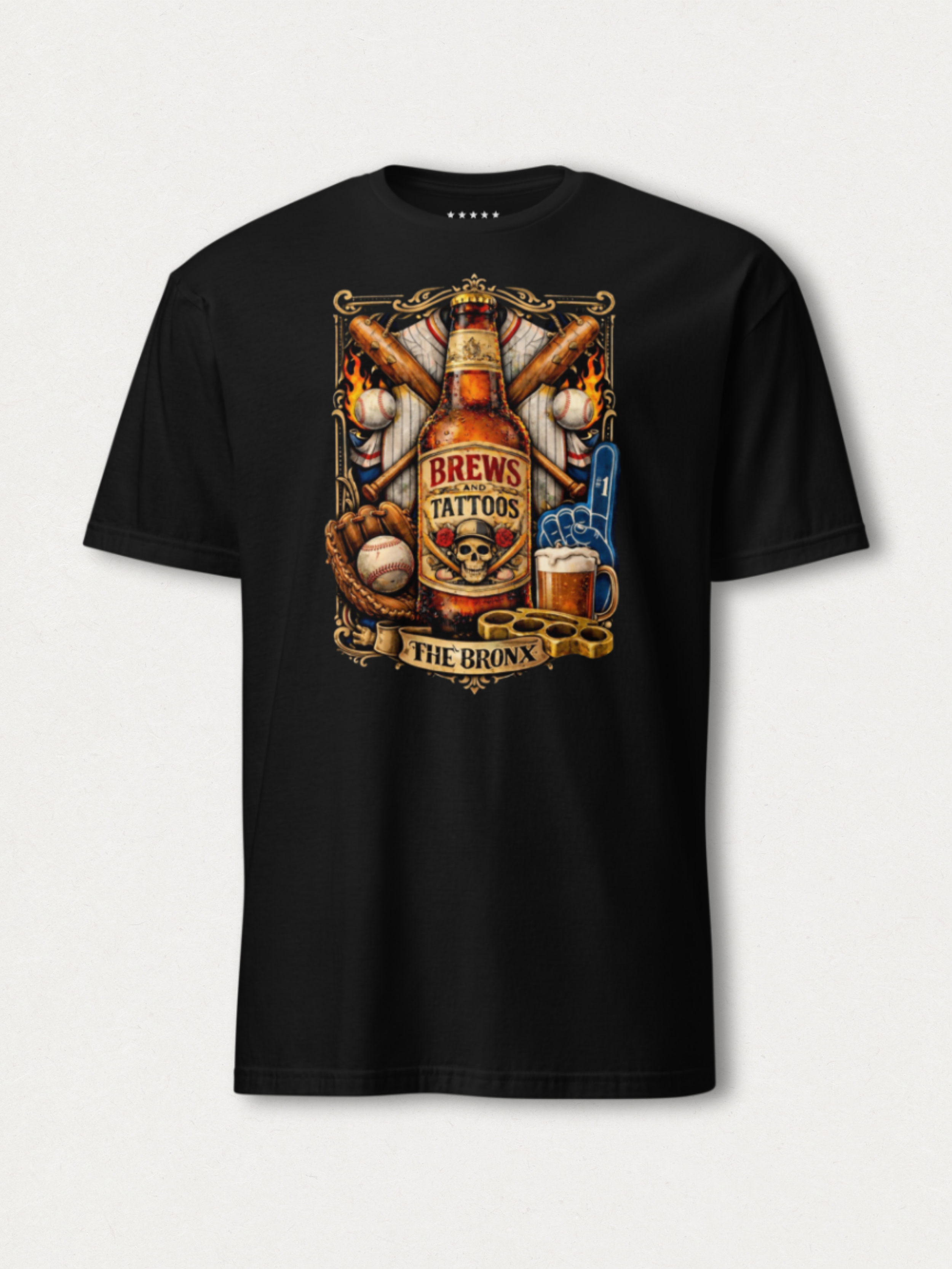 brews-and-tattoos-graphic-centered-black-t-shirt-mockup-brass-knuckles-ink.png