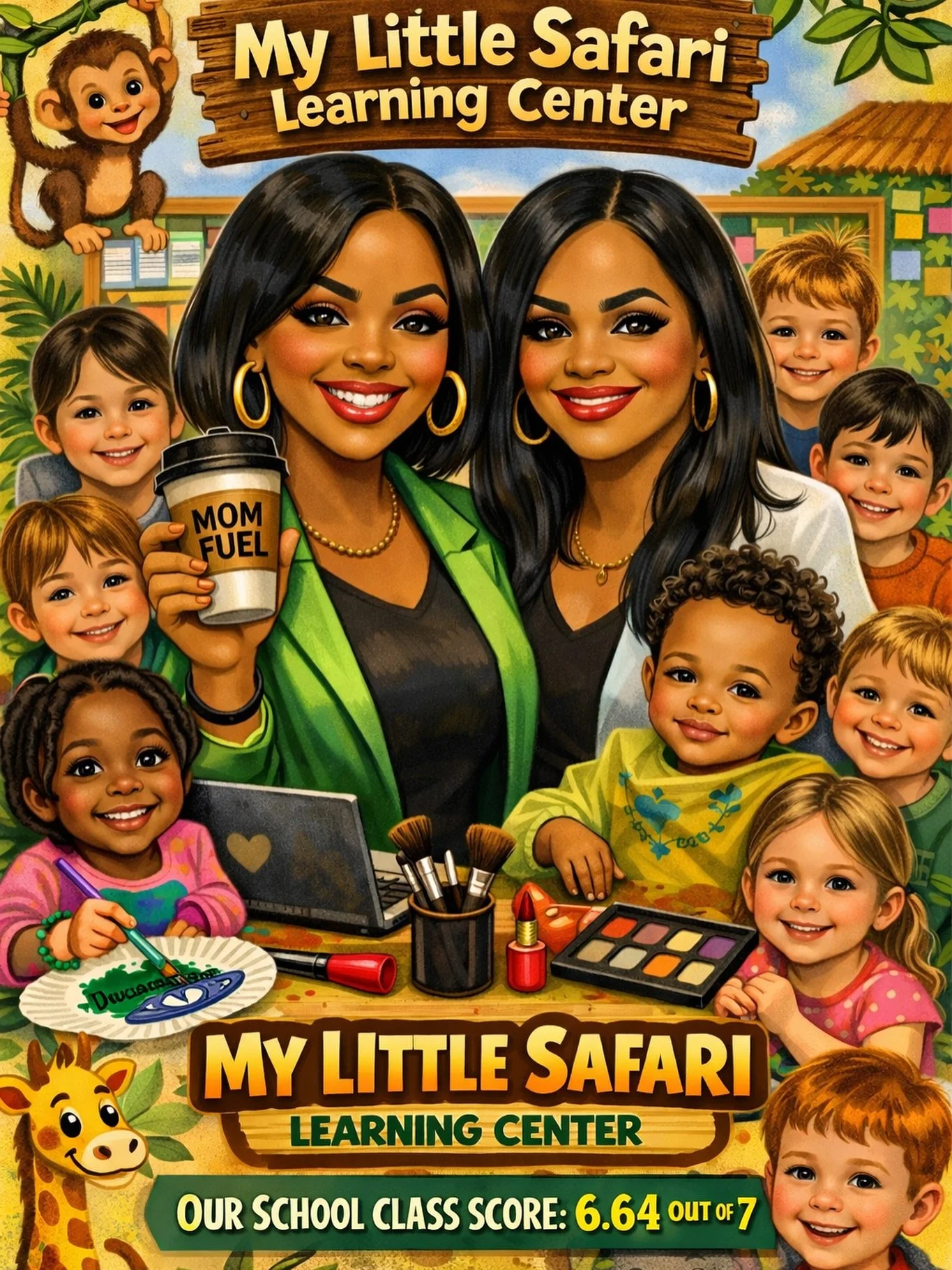 MLSLC 💚💛💚💛 
.
.
.
.
#caricature #preschool #education #learning#teacher #teacherlıfe