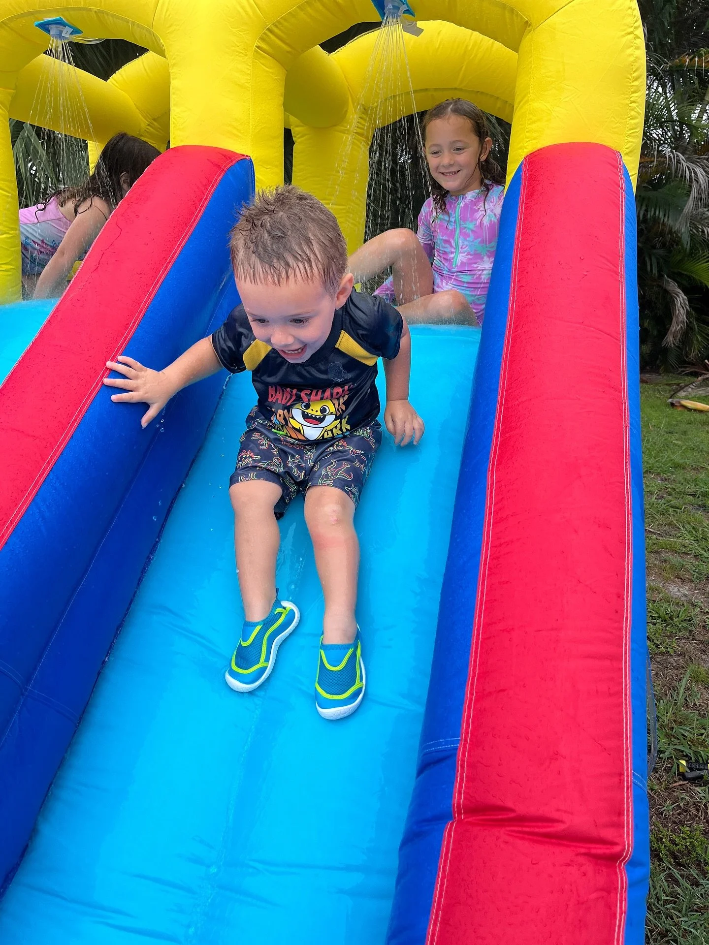 Water Play 💦 #summerfun #preschool #schoolsout