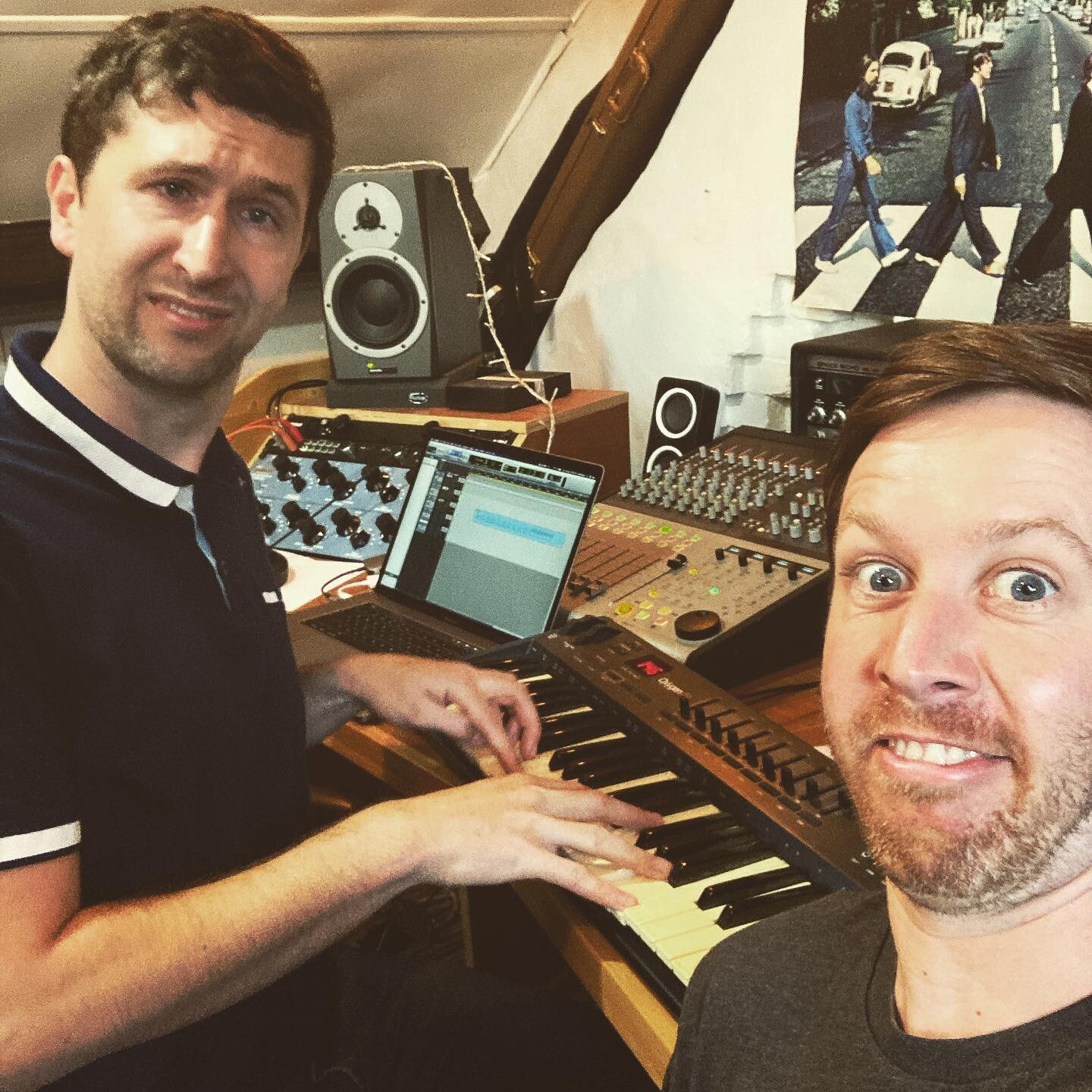 Writing jingles season/series 2 of RTB! #podcast #comedypodcast #footballpodcast #jingles #recording #recordingstudio #funnyfaces #strikeapose #notcamerapeople