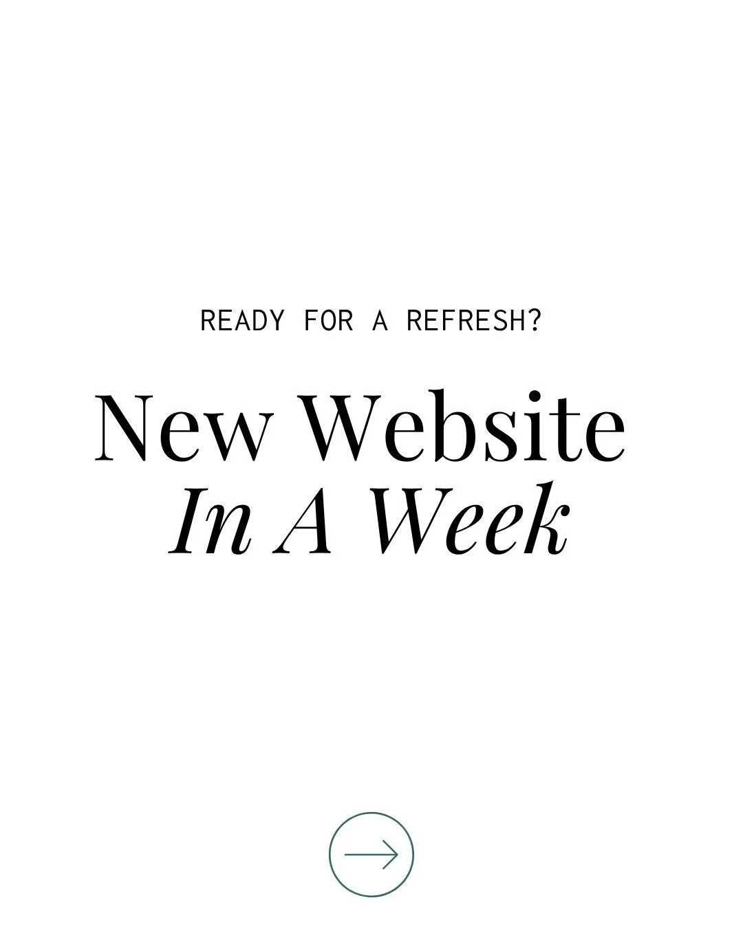 Back by popular demand: websites in a week!

If you&rsquo;ve been thinking about refreshing (or launching) a website, l&rsquo;d love to have a chat.

You can book a time at the link in my bio, or send me a DM :)