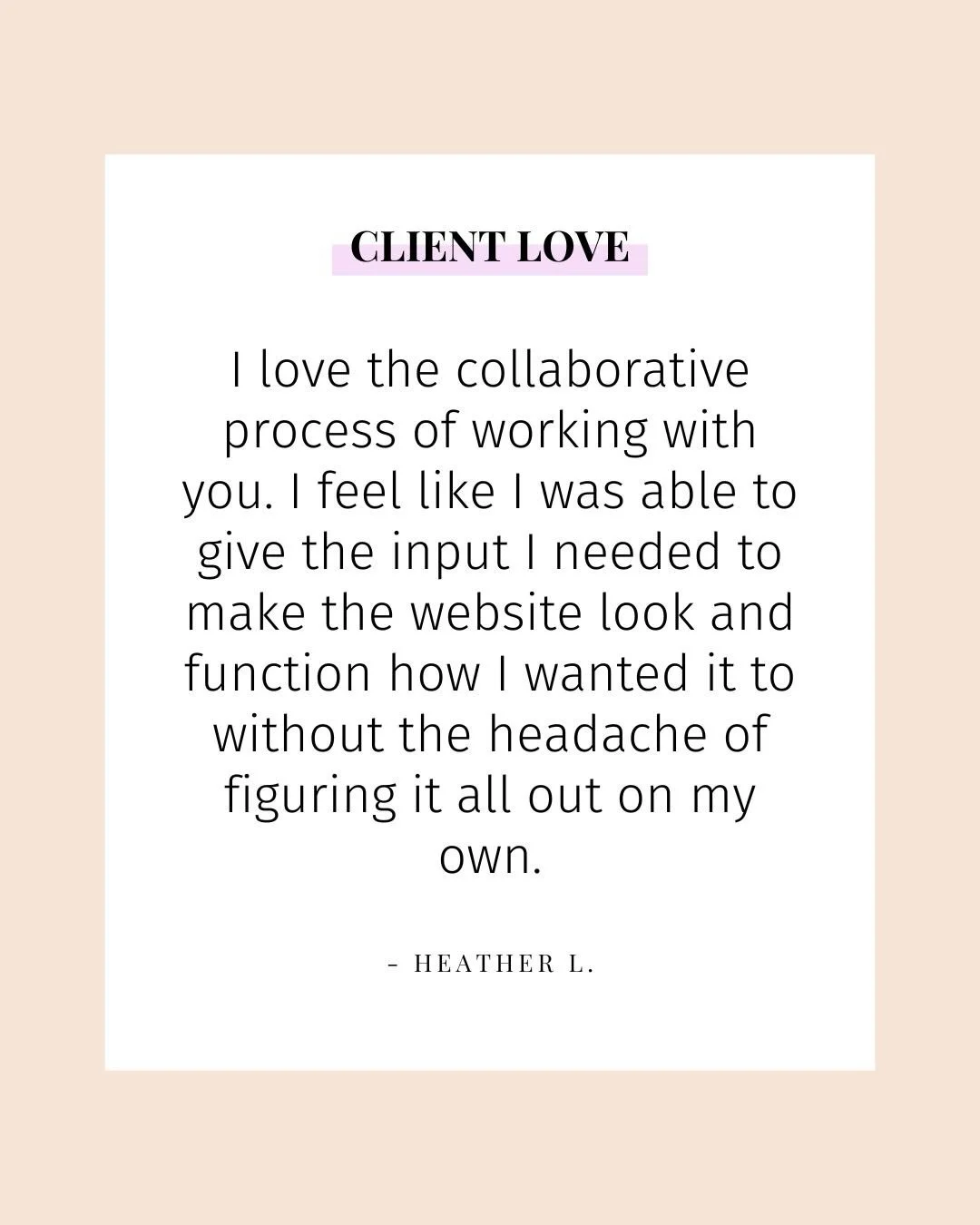 When Heather invested in fresh branding for her cake studio, she knew it was time to upgrade her website too. We opted to update the site from Squarespace 7.0 to 7.1 to retain her online shop and sales data, but it has a whole new look and feel! 💛

