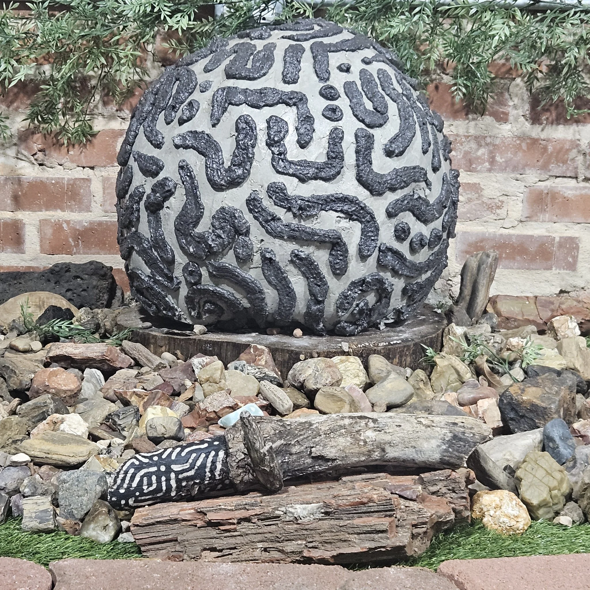 stone sphere rock garden 2026