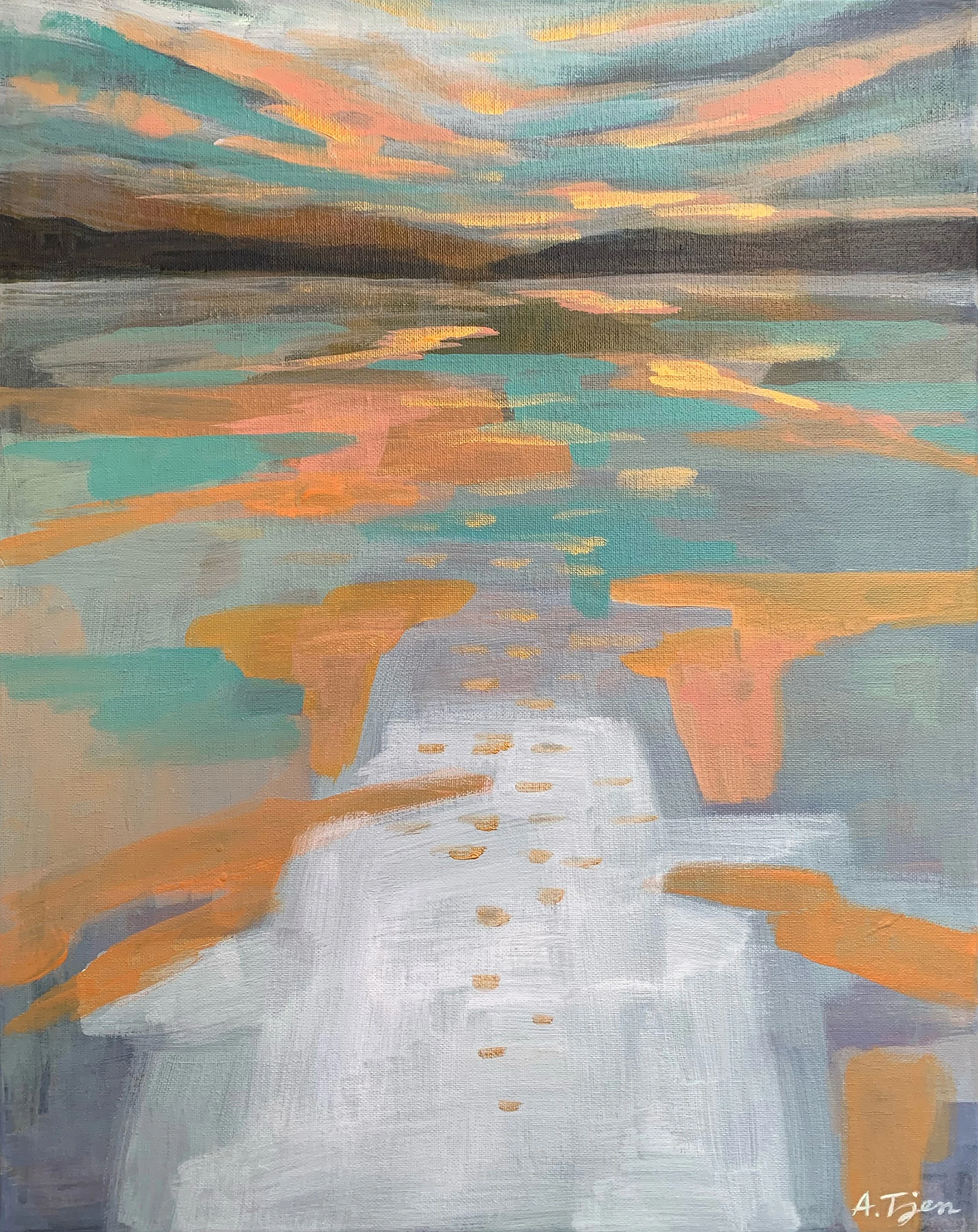 🔴 Golden Dusk, 16"x20", SOLD