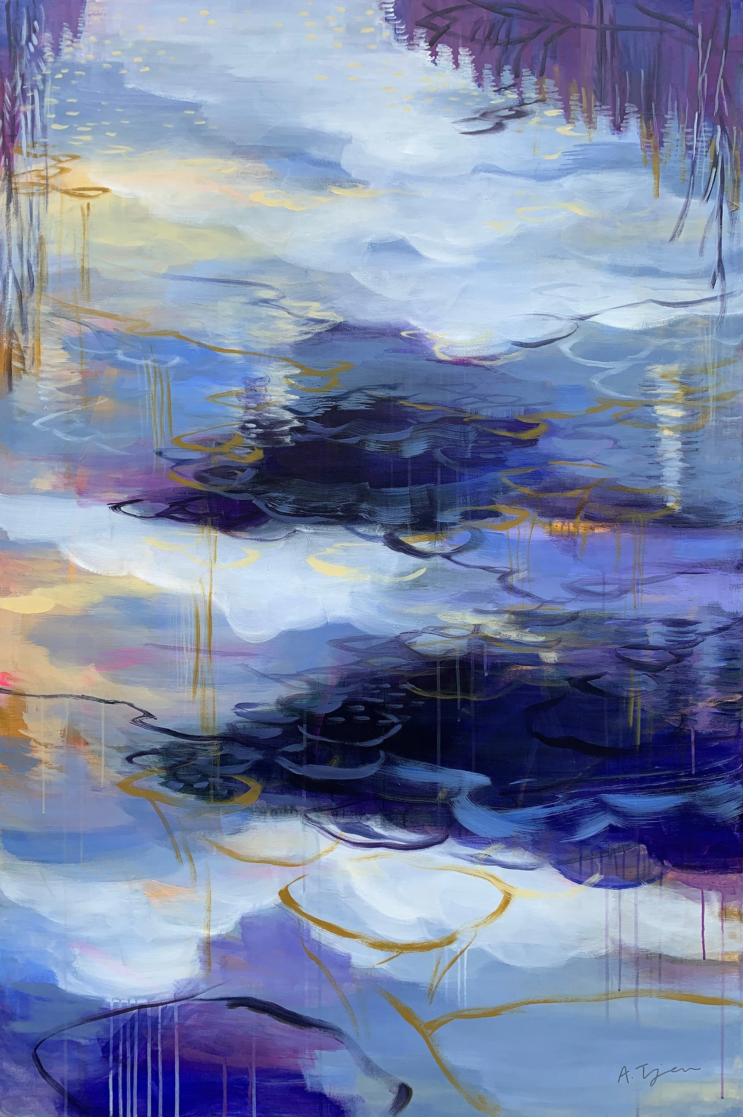 Reflections VIII, 40"x60", Acrylic on Canvas, Collaboration with President's Choice
