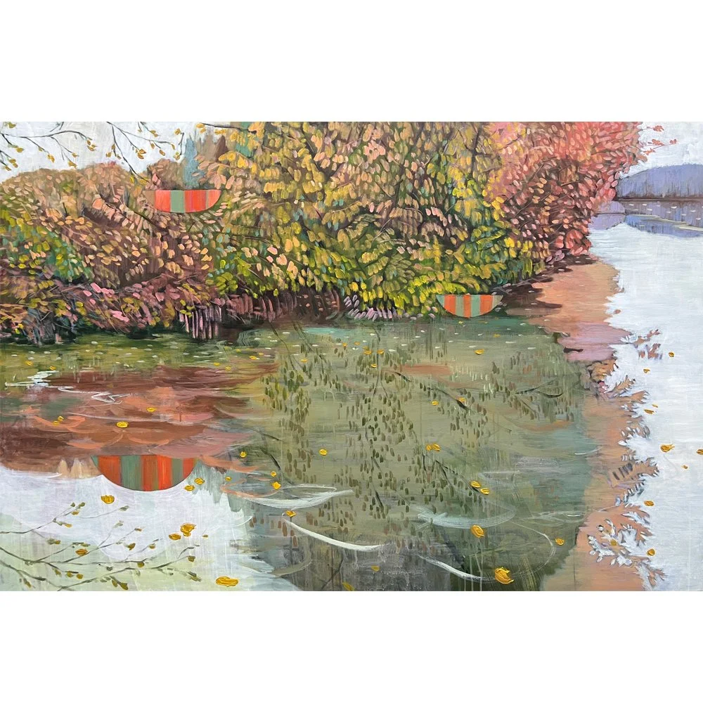 Autumn Lake, 60 x 40