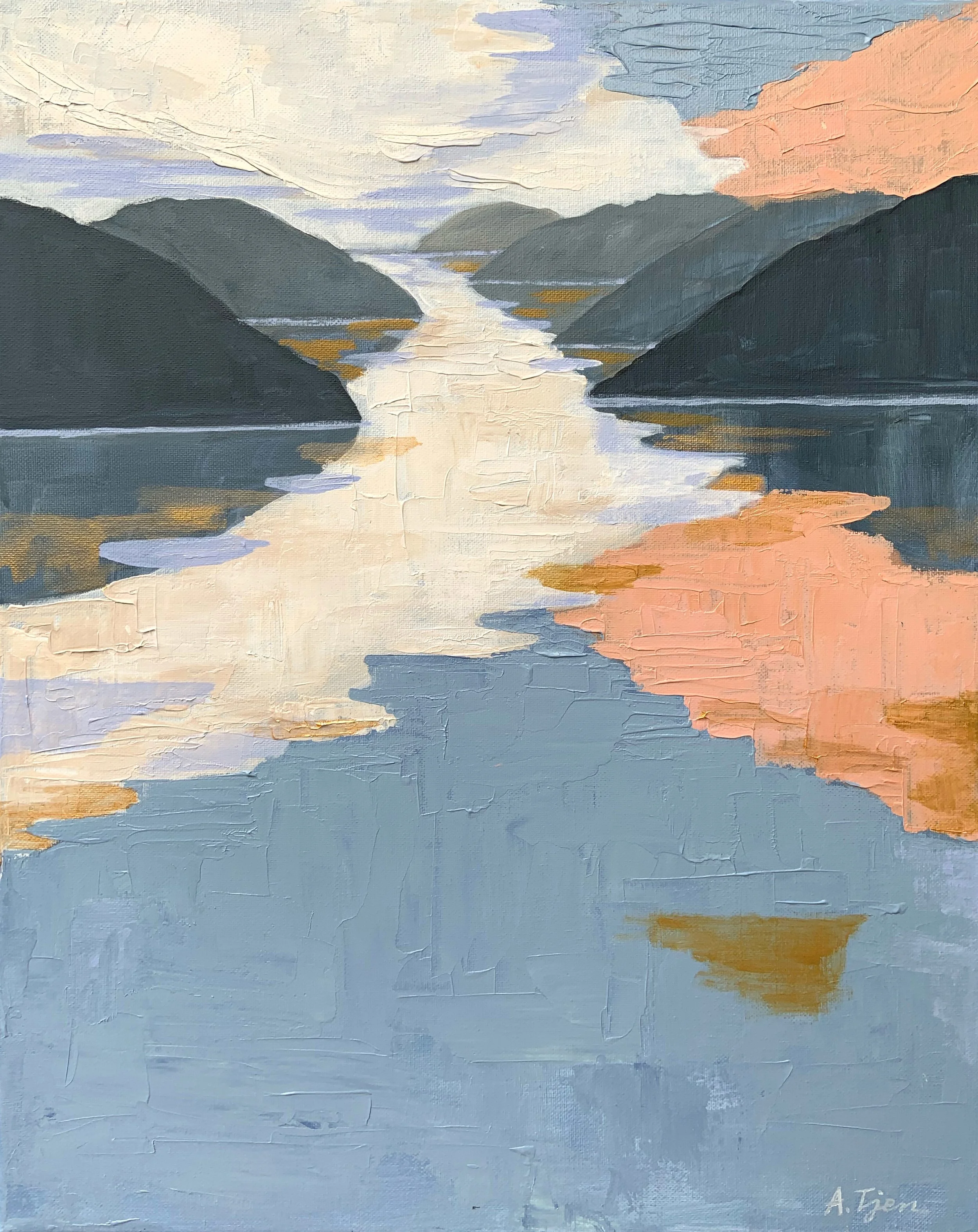 Blissful Evening
 16 × 20 in 
 Placed in a private collection 