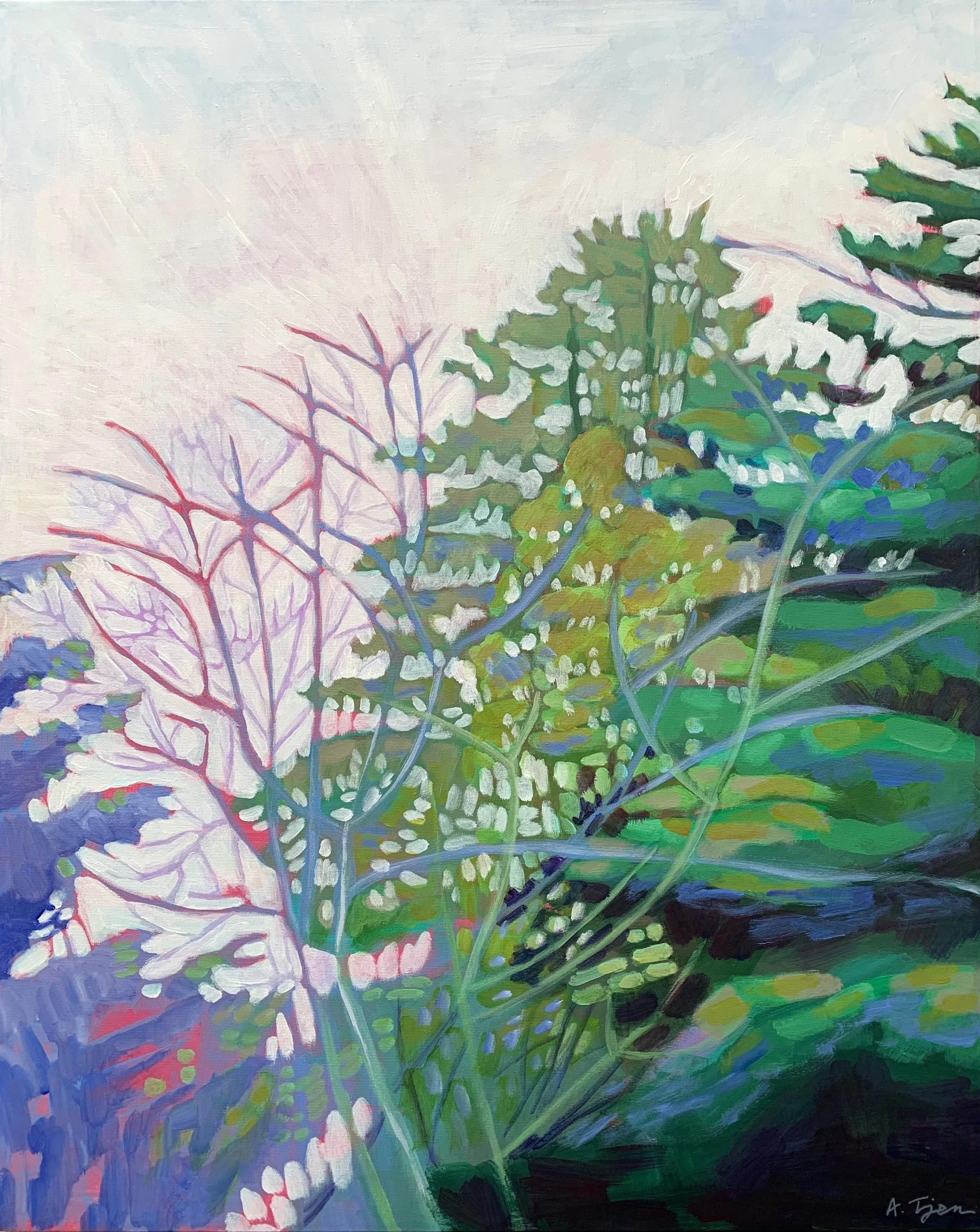 View from the Window
 24 × 30 in 
 Placed in a private collection 