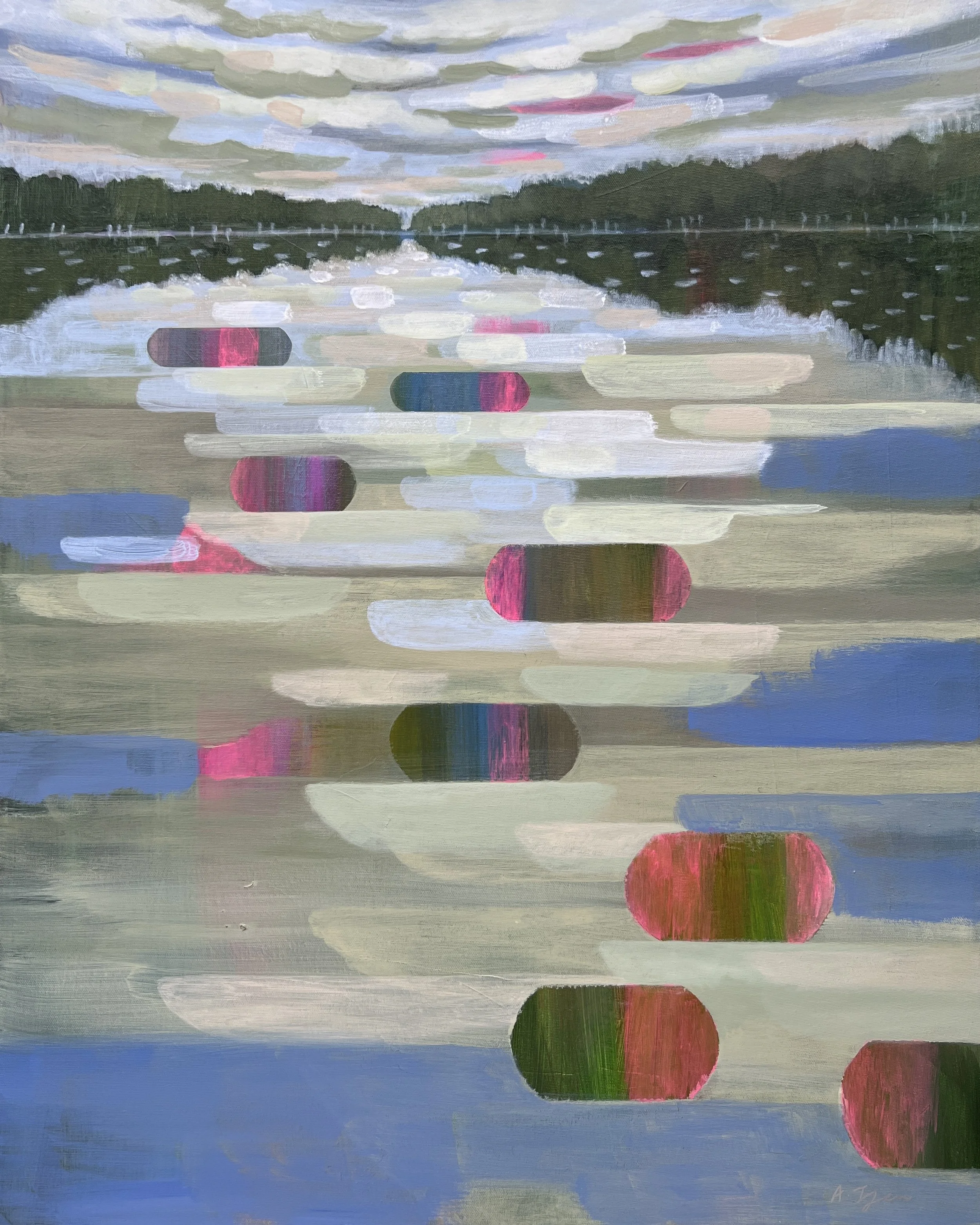 Sea of Dreams V, 24"x30", Acrylic on Canvas