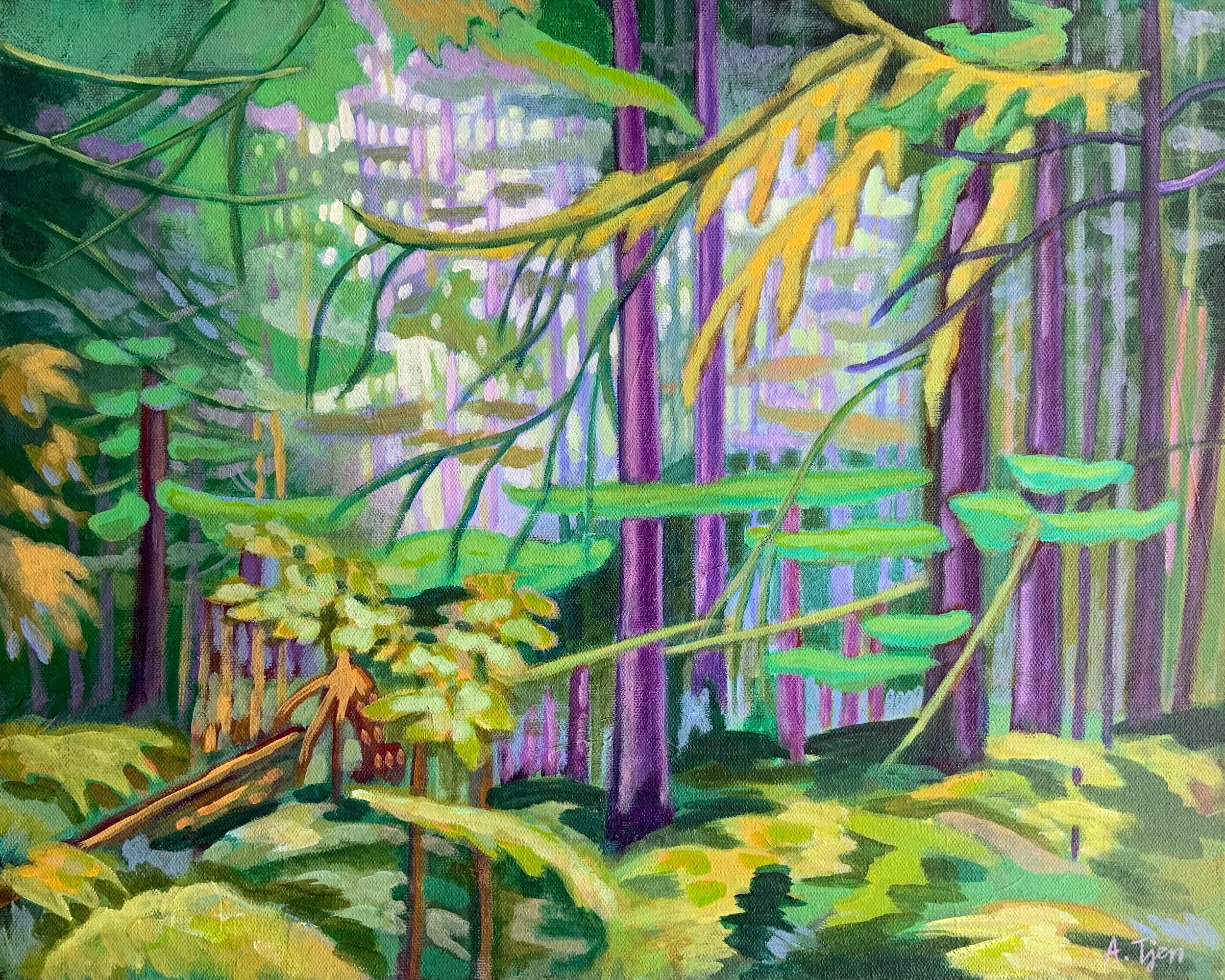Mystic Forest
 20 × 16 in 
 Placed in a private collection 