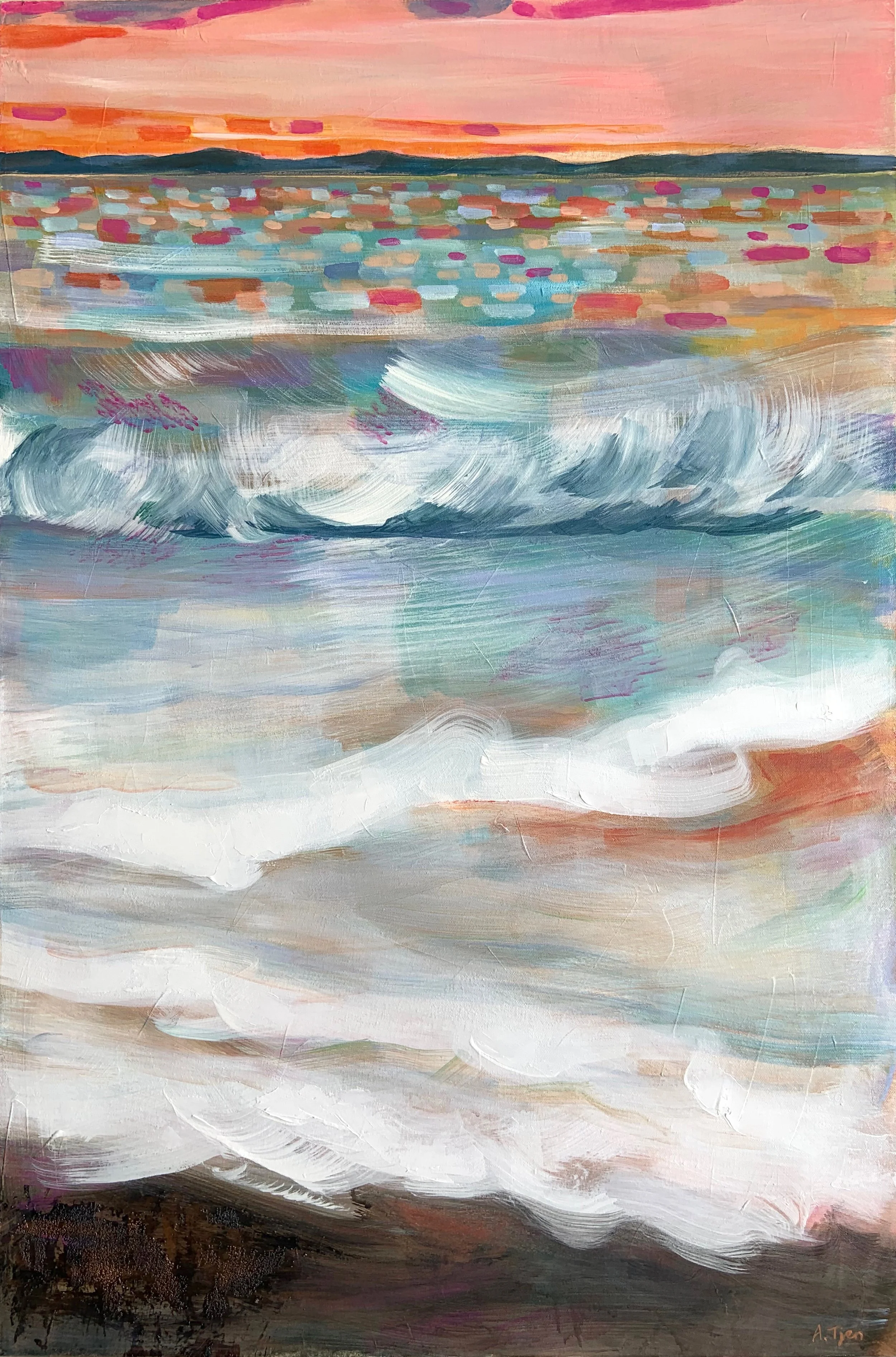 Coastal Escape II, 24"x36", Acrylic on Canvas