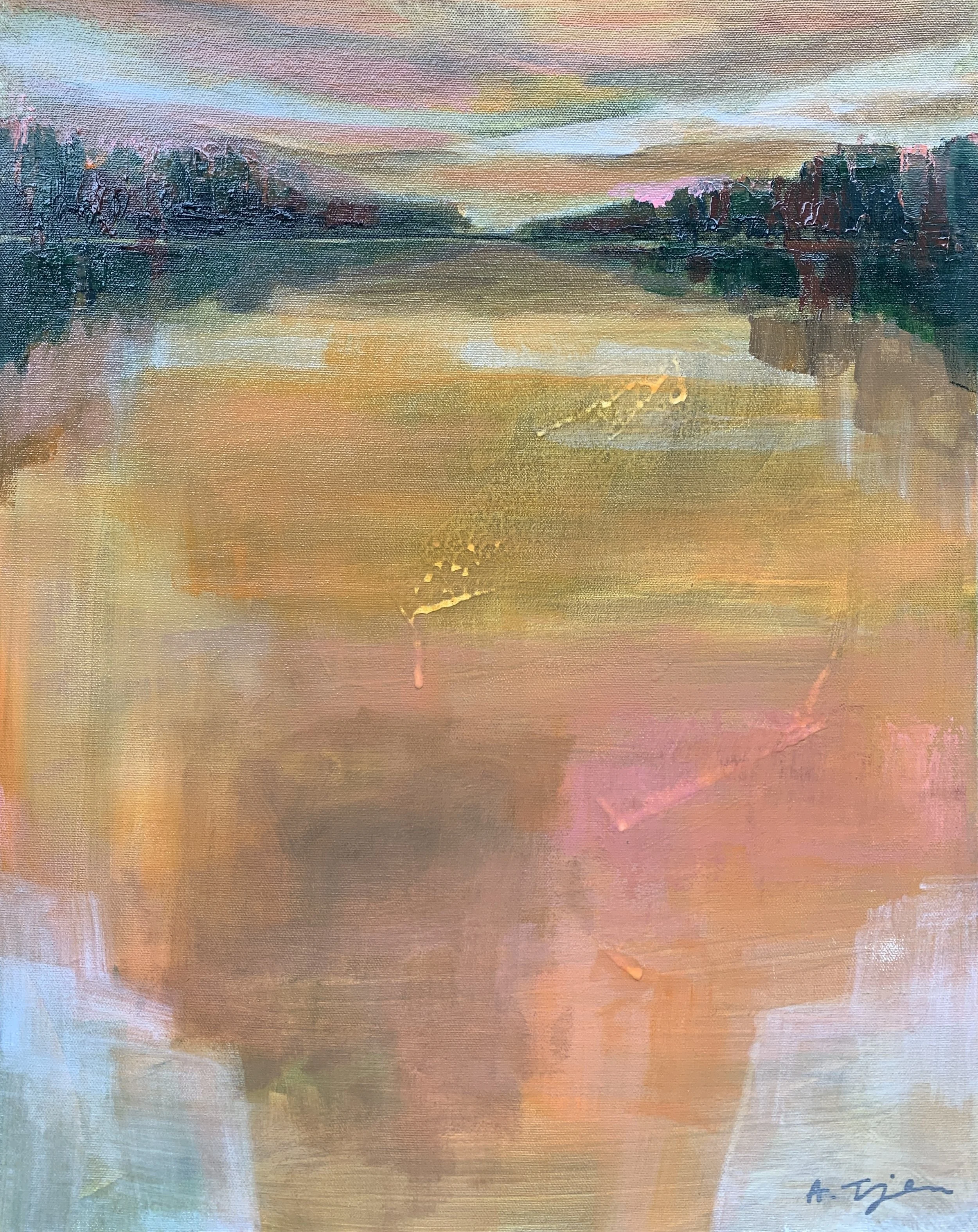 Autumn Evening V, 16"x20", Acrylic on Canvas