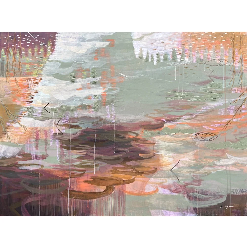 Beyond Reflections X, 48 x 36