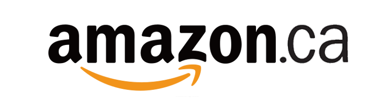 Logo of Amazon.ca with black text and an orange arrow underneath the word 'amazon'