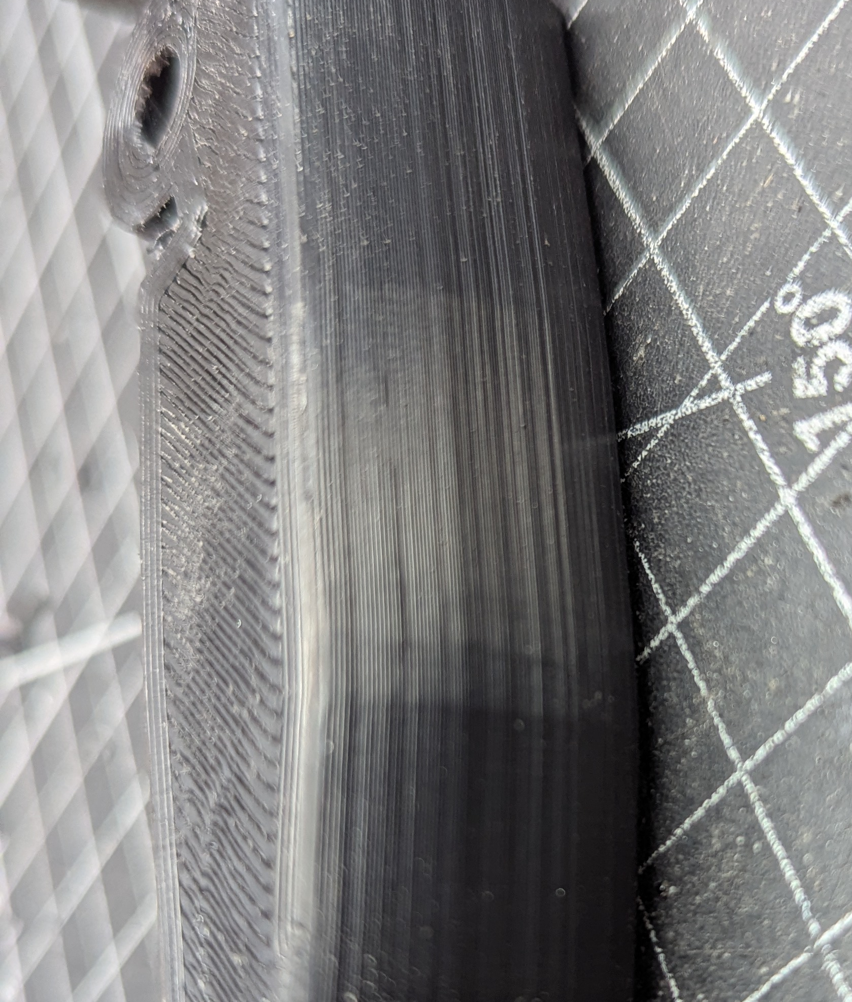 Close-up of the handle of the Alpha Leash showing the high grip texture.