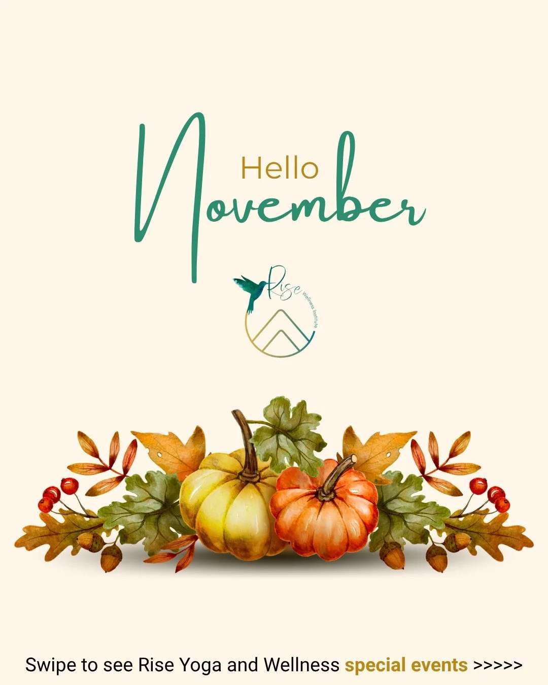 As the days grow shorter and gratitude fills the air, November invites us to slow down, reflect, and nurture what truly matters. This month, we gather in the spirit of thankfulness&mdash;coming home to our mats, our breath, and our community. 🤎

🔗 