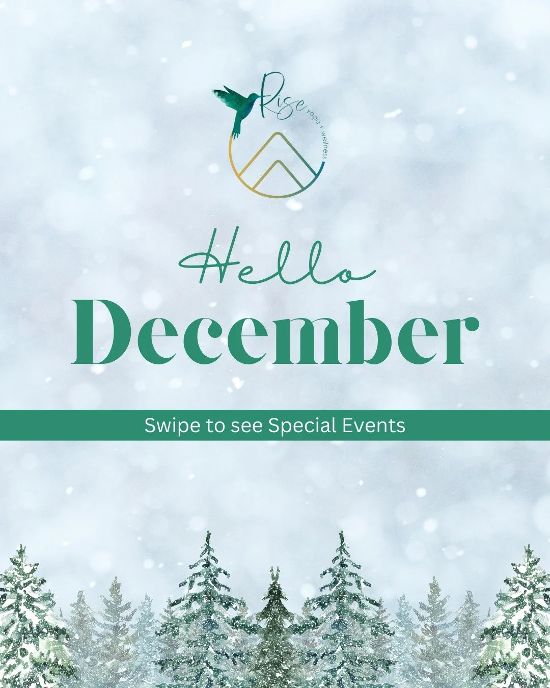 As December wraps the world in its soft winter light, we invite you to step inside, settle in, and soak up the warmth of our studio. This month is all about cozy gatherings, meaningful movement, and reconnecting with what feels good and true. Come jo