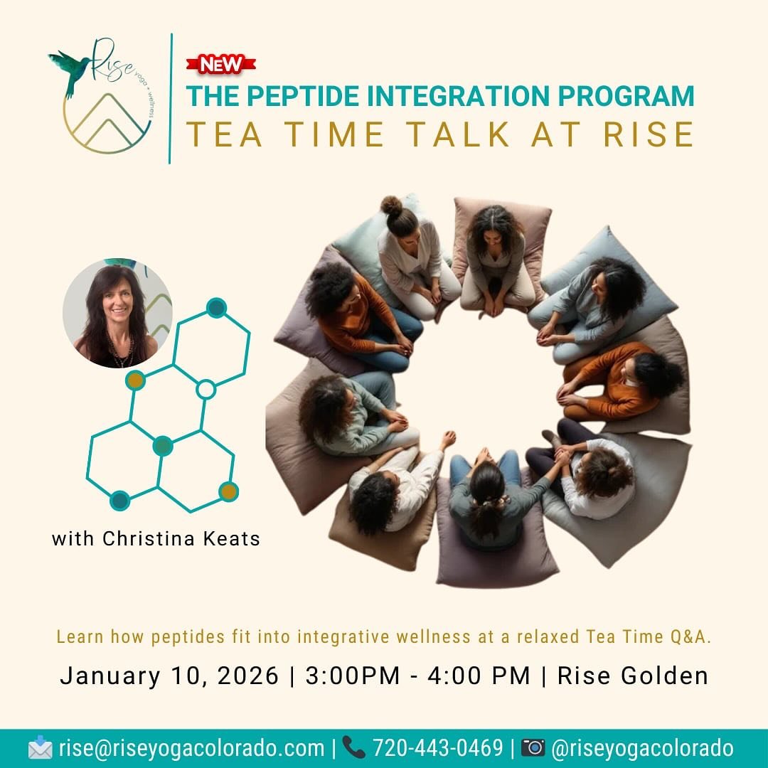 New wellness offer, Launching at Rise! 🔥💫

Cell-to-Self Program

Curious?
Come listen, ask question, and enjoy light bites! ☕️🥪❔💚

✔️ Vitamin/immune IV with meditation
✔️ Peptide support
✔️ Somatic integration

Because a smart body gets smart res
