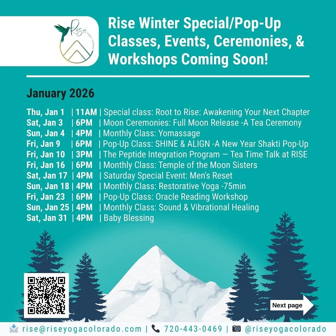 Let&rsquo;s Rise higher together in wellness in 2026! ✨

We&rsquo;re offering more than just special yoga events&mdash;expect nourishing wellness ceremonies and workshops throughout Q1 2026 to support you mind, body, and soul. 

➡️ Swipe to explore, 