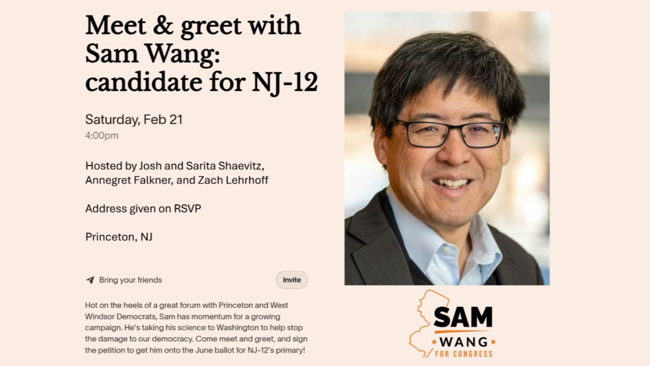 Meet &amp; Greet with Sam Wang