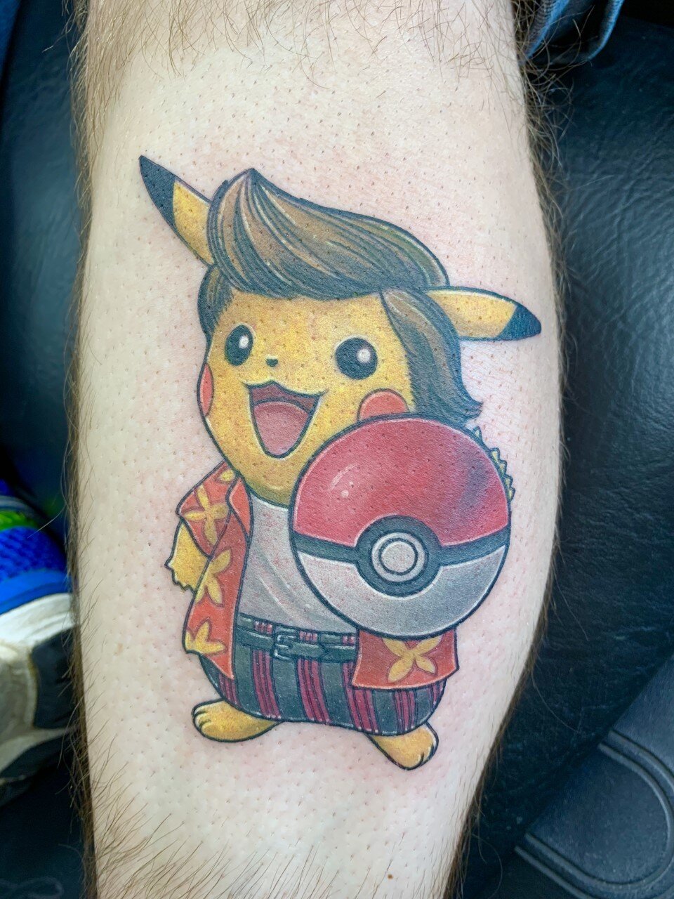 Detective Pikachu from today Artist:... - INK SLAVE TATTOOS | Facebook