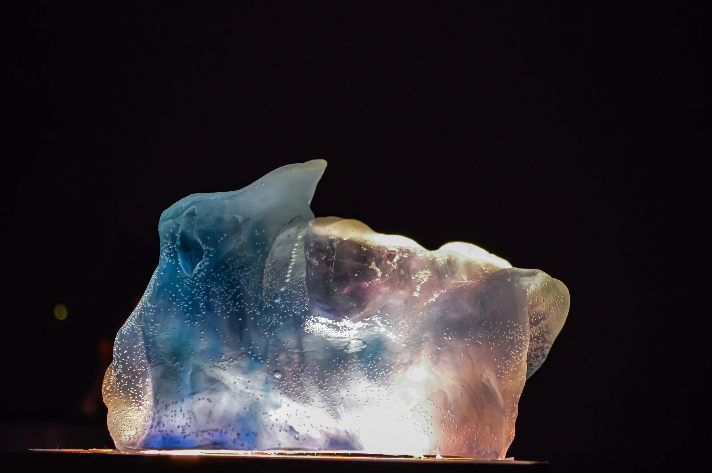 Untitled (Elsewhere Rock 3 Blue), 2021