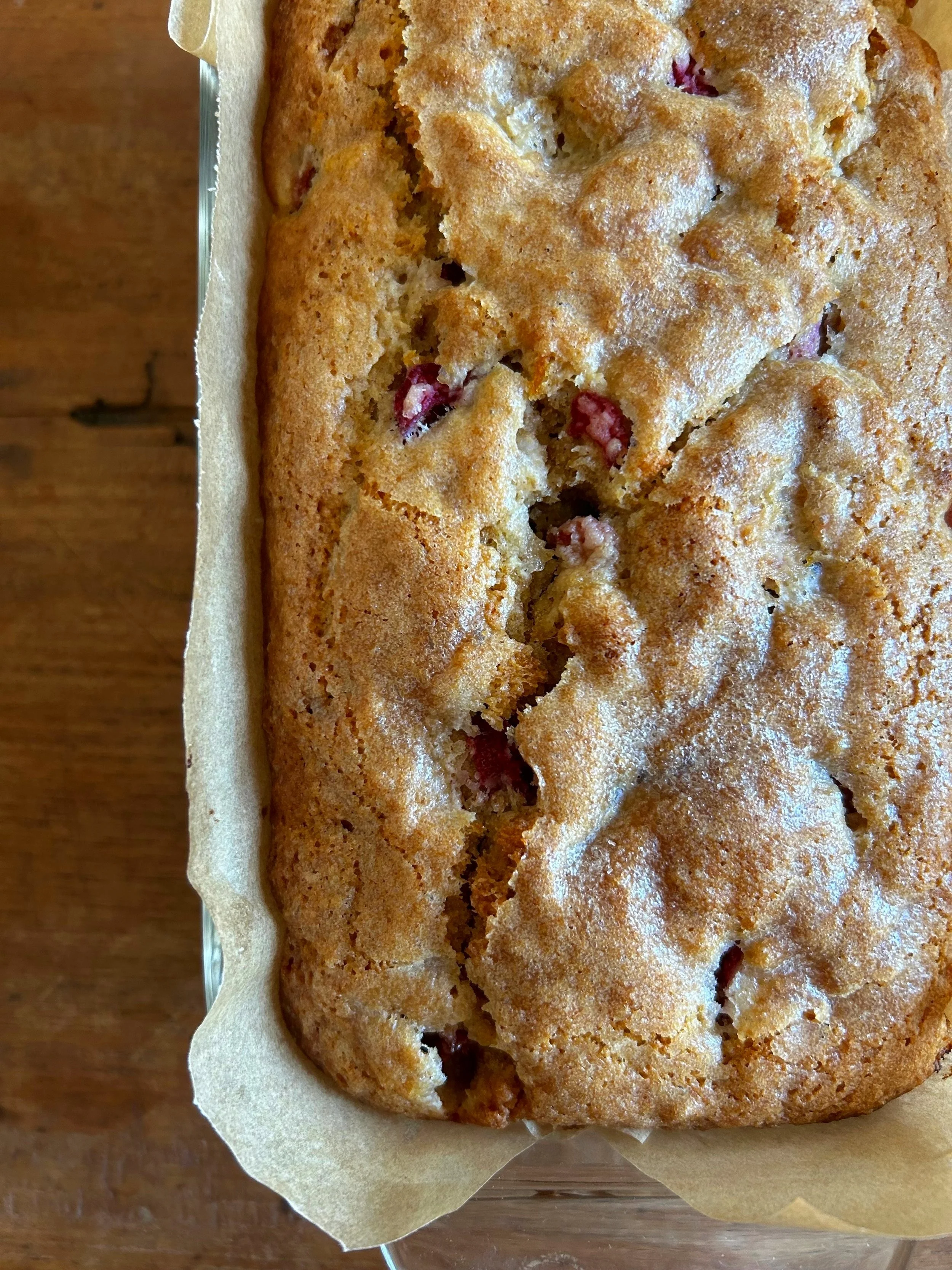 Rhubarb Quick Bread. | harvestandnourish.com