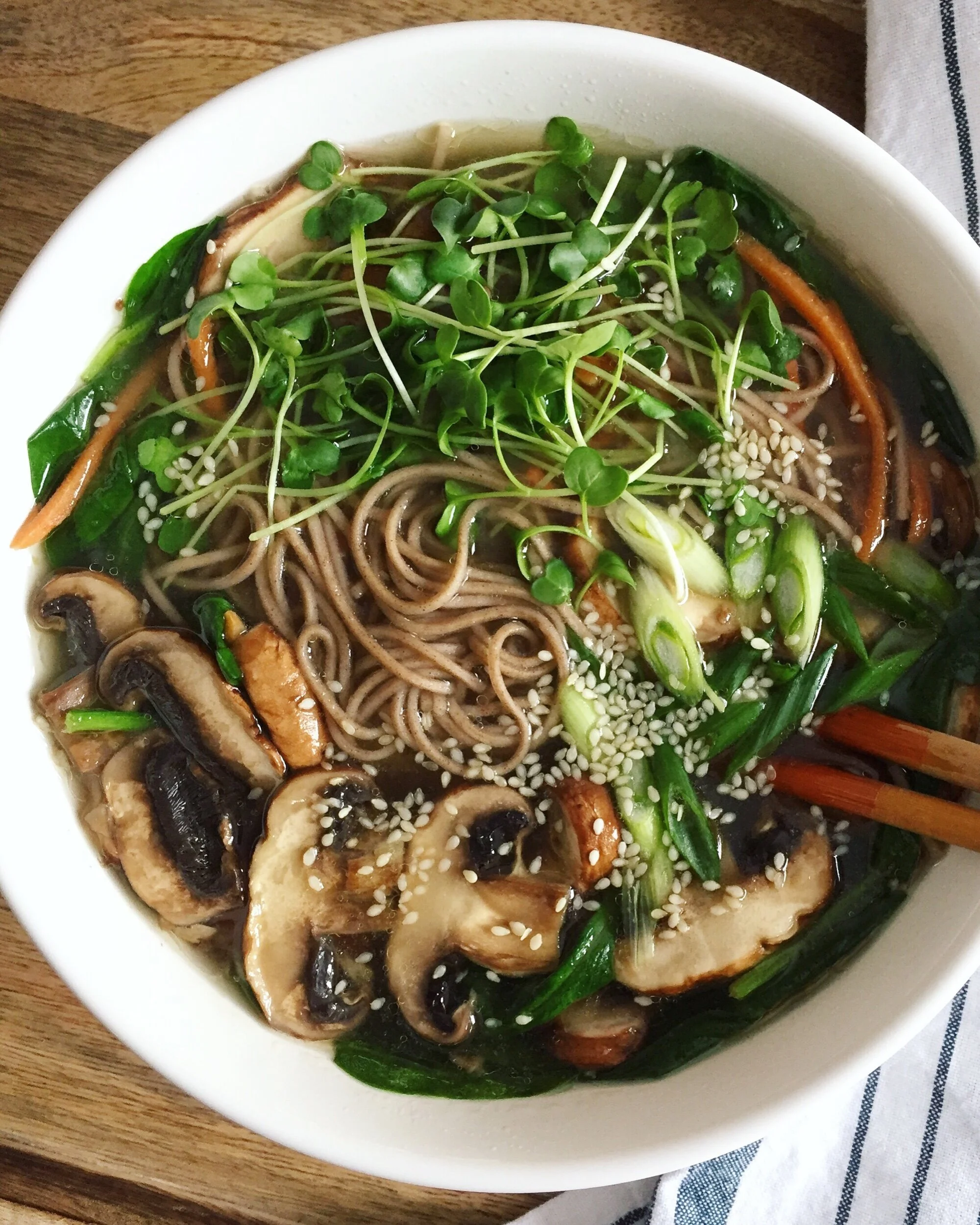 Miso Vegetable Noodle Soup