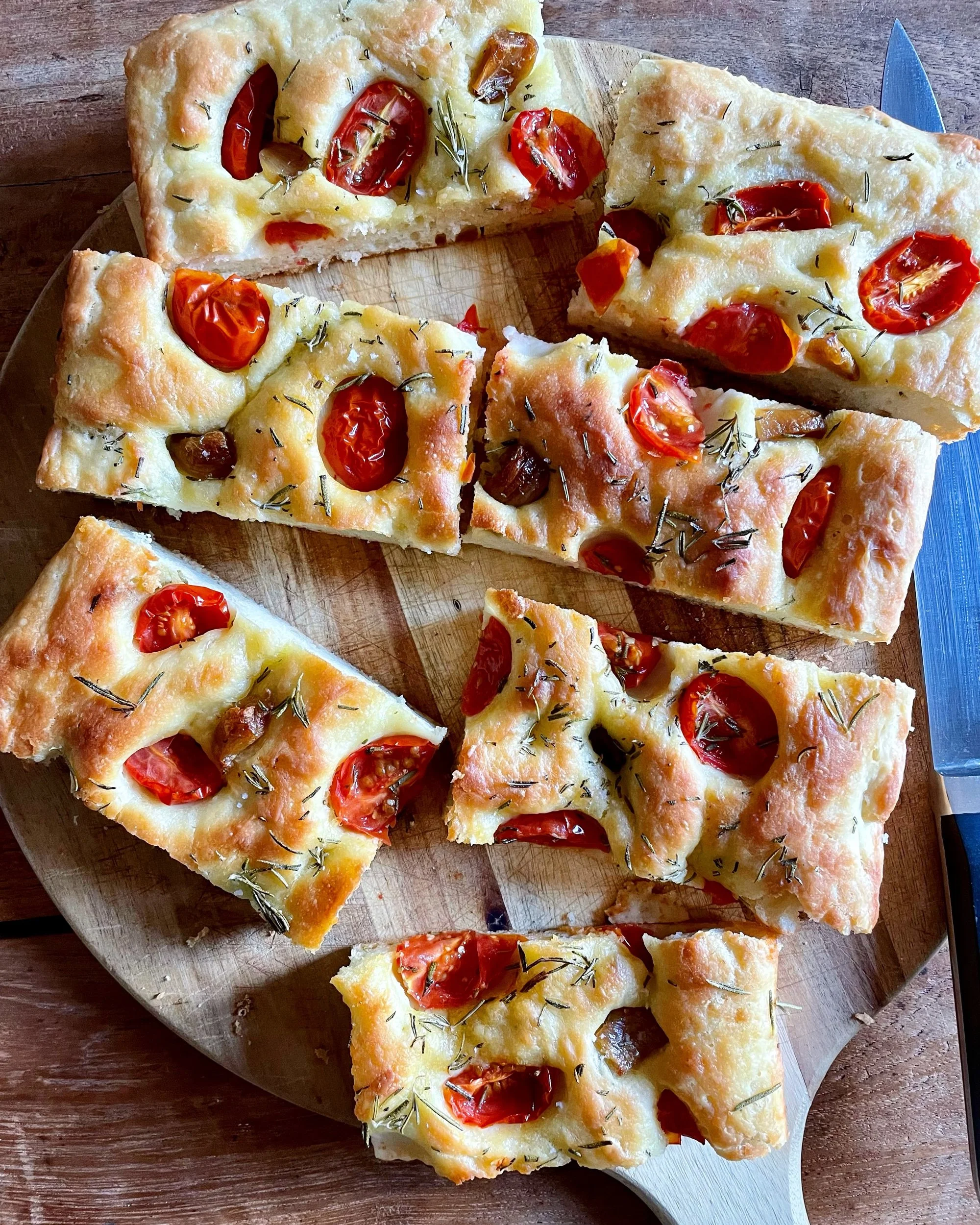 Rosemary and Roasted Garlic Artisan Bread. Harvest & Nourish
