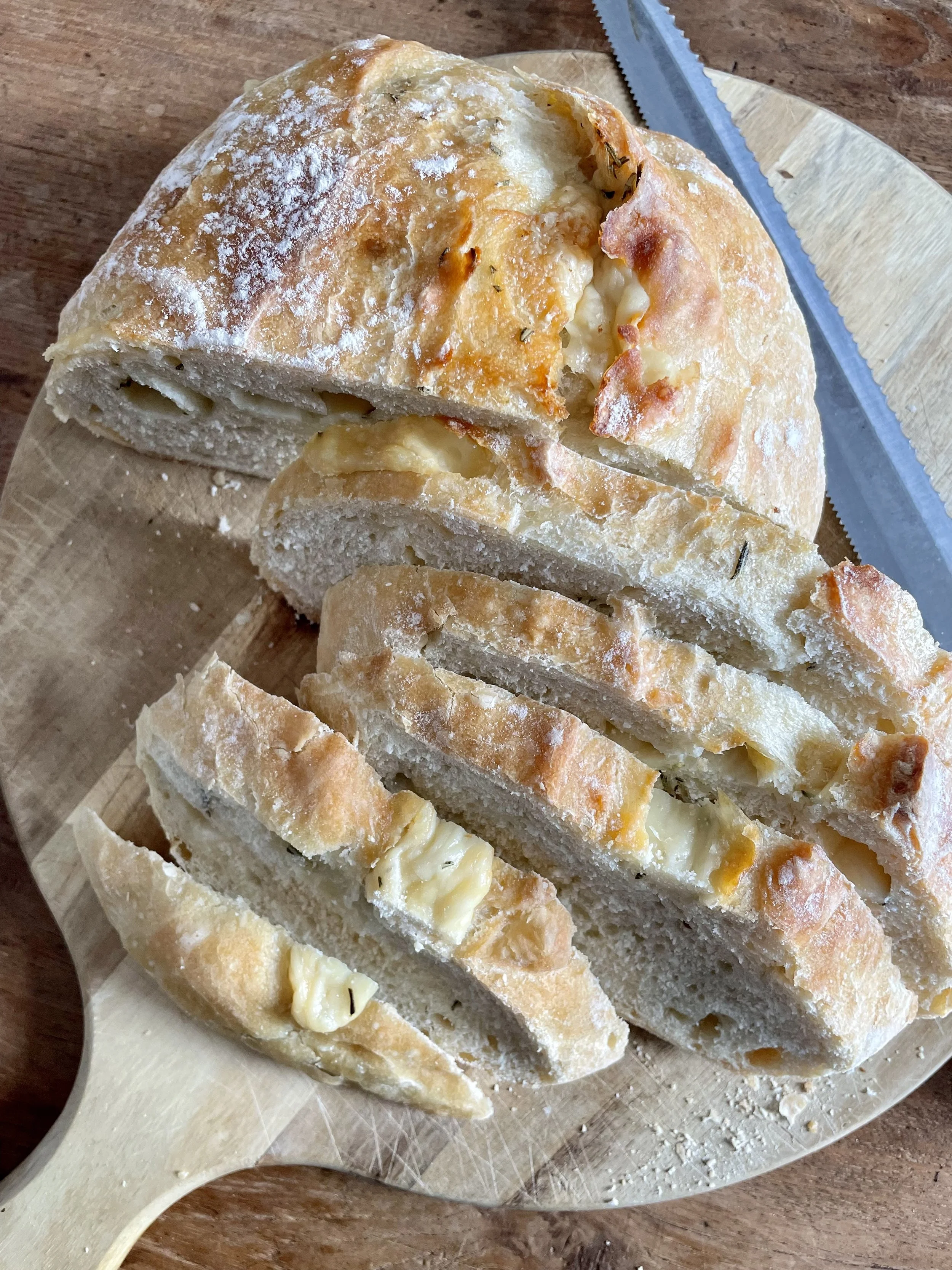 NoKnead Rosemary Parmesan Artisan Bread. Harvest & Nourish