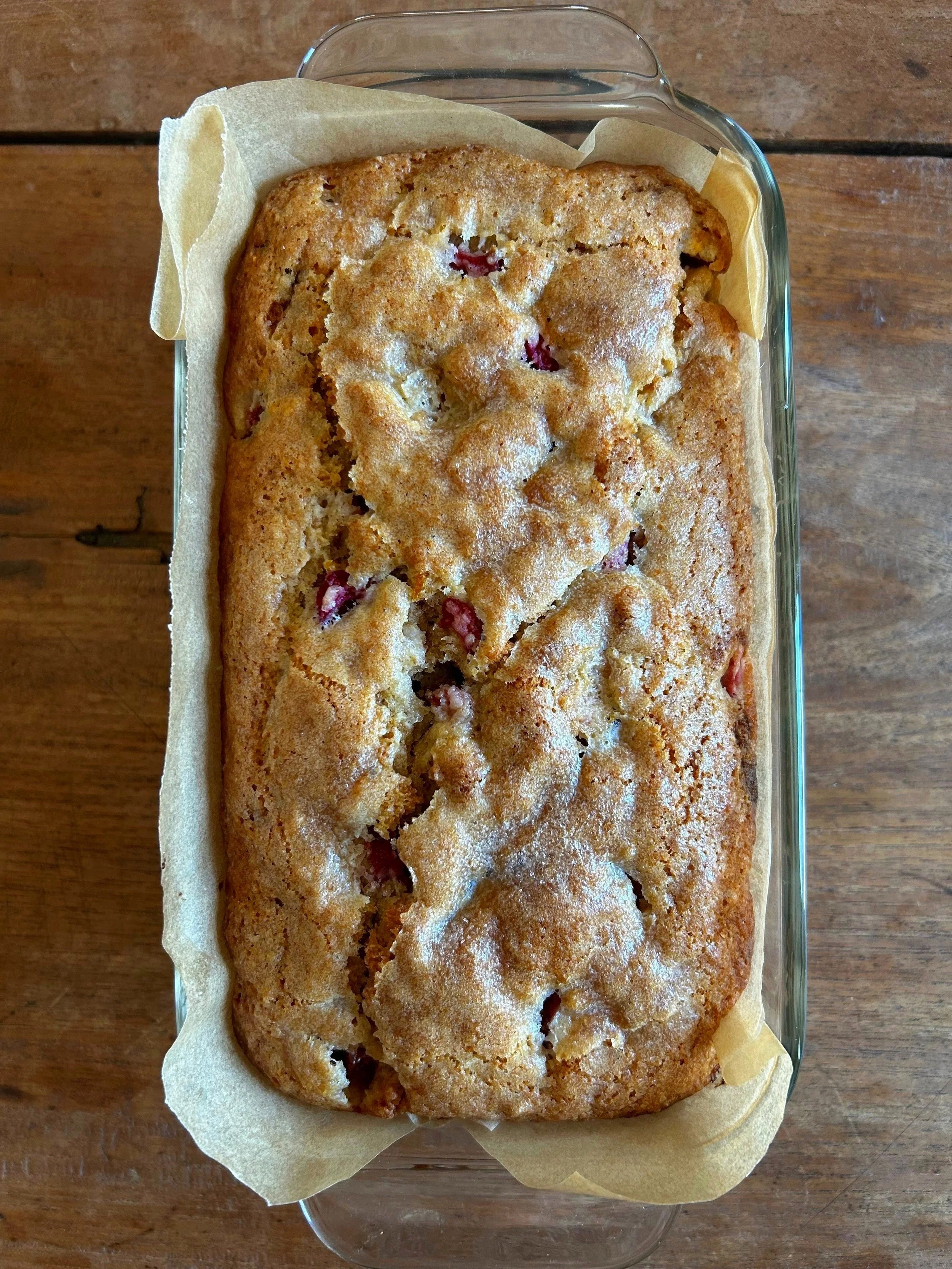 Rhubarb Quick Bread. | harvestandnourish.com