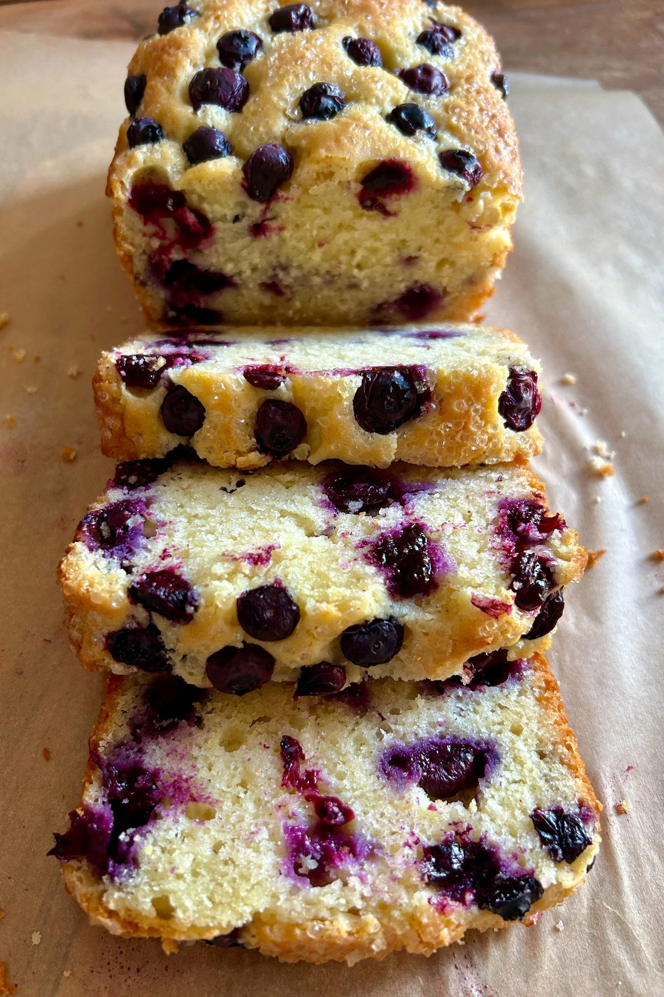 Lemon Blueberry Quick Bread. Harvest & Nourish