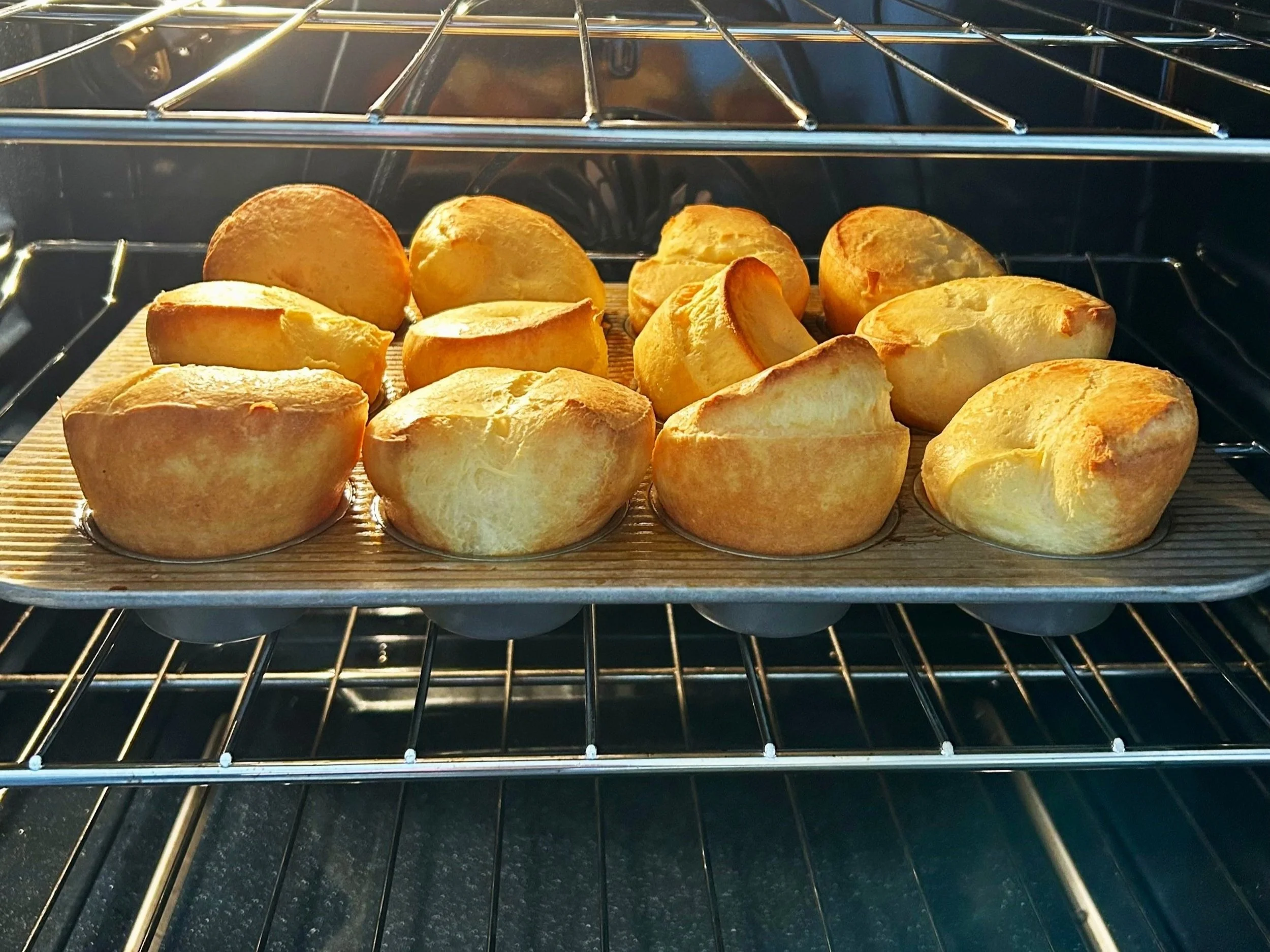Muffin Tin Popovers. | harvestandnourish.com