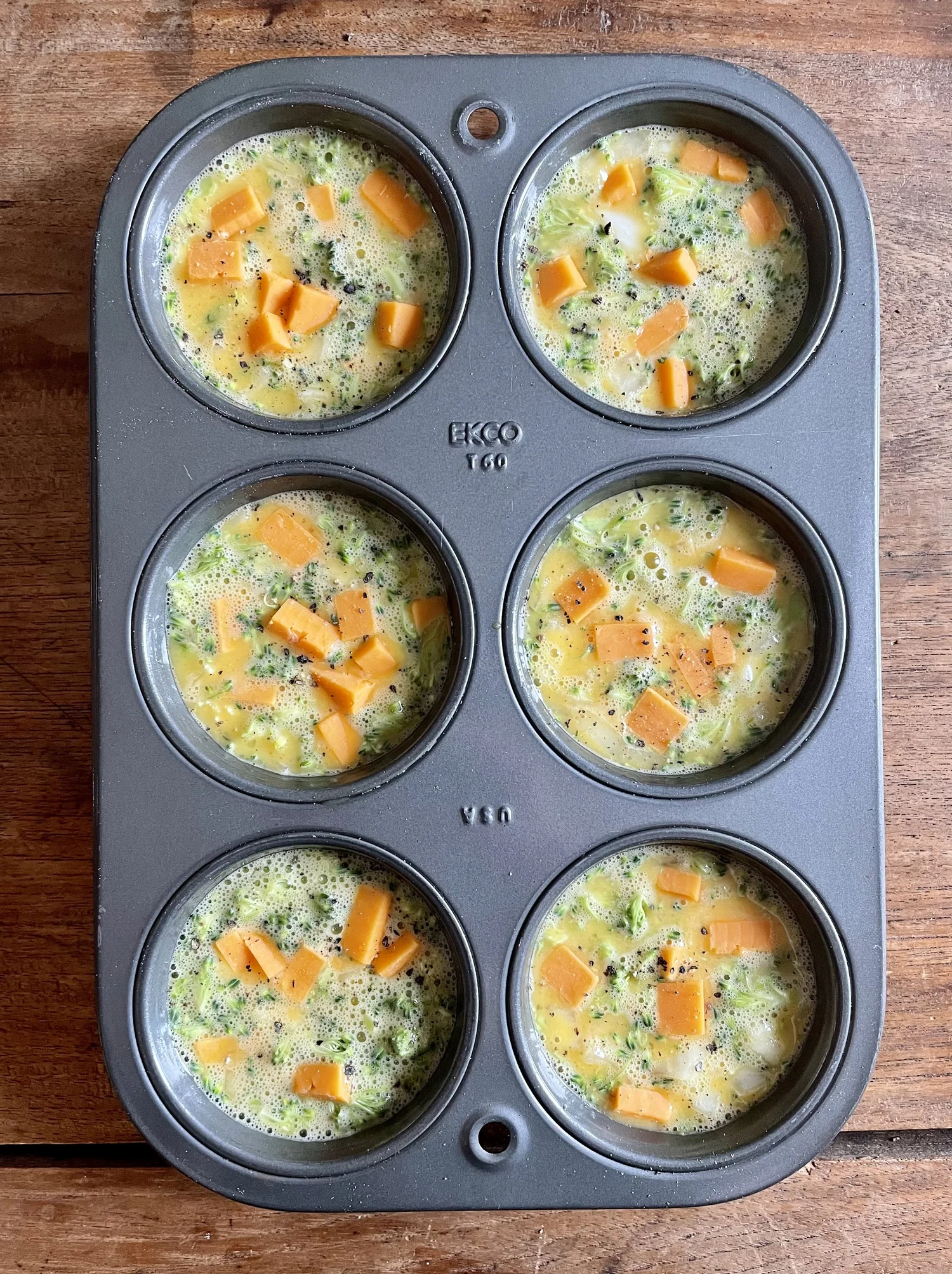 Broccoli Cheddar Egg Muffins. Harvest & Nourish