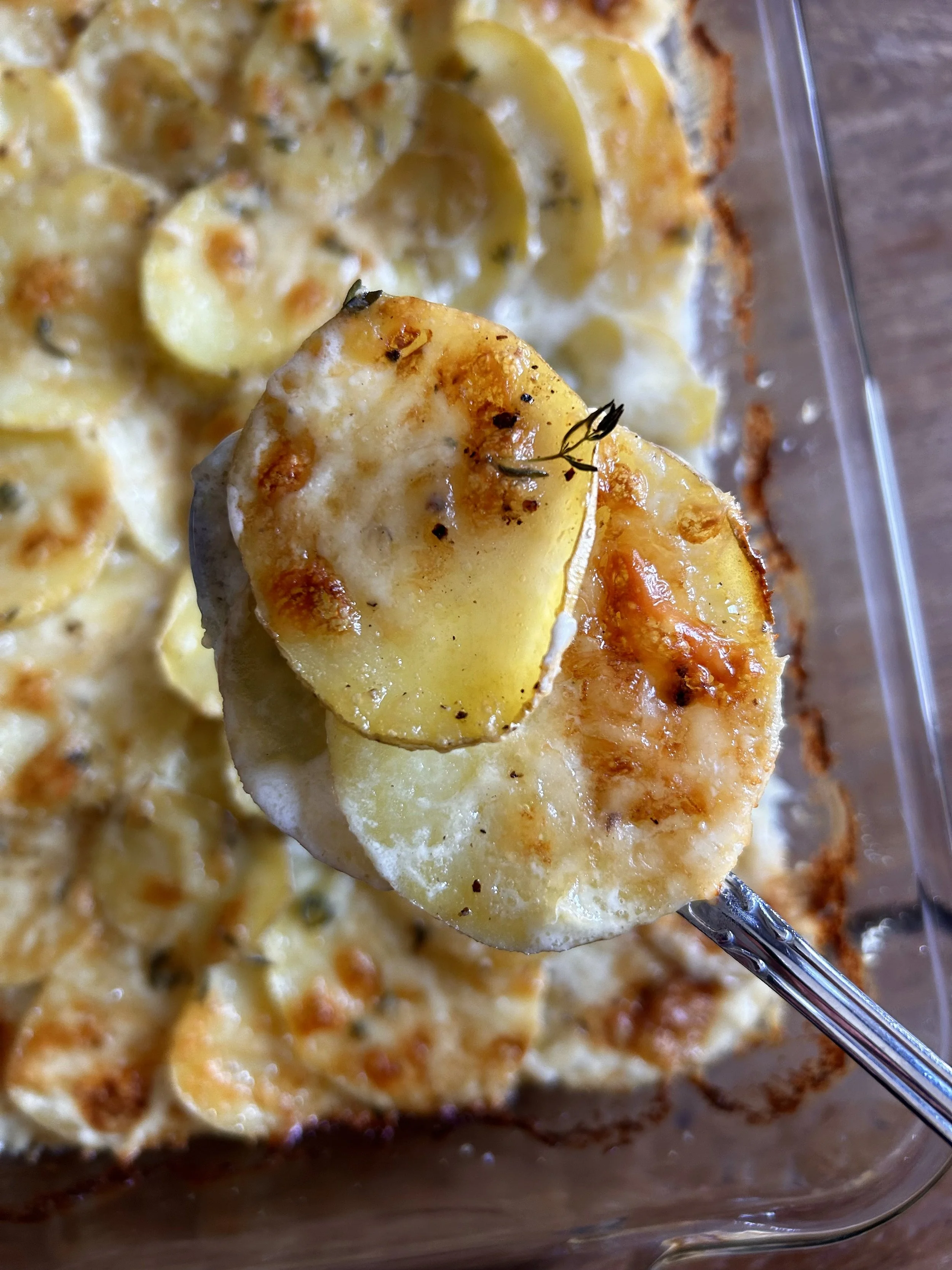 Potatoes au Gratin with Gruyère. | harvestandnourish.com