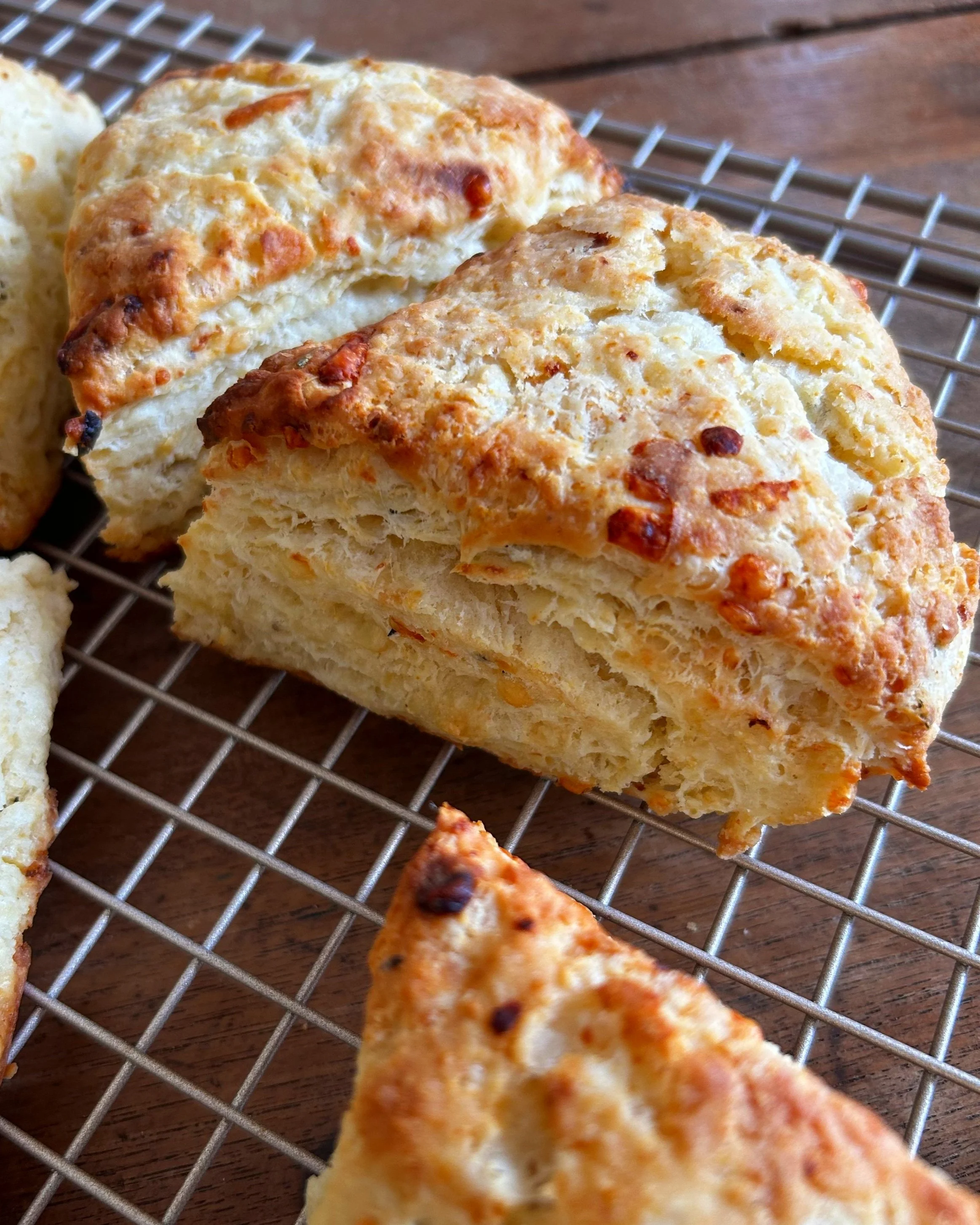 Savoury Rosemary Parmesan Scones. | harvestandnourish.com