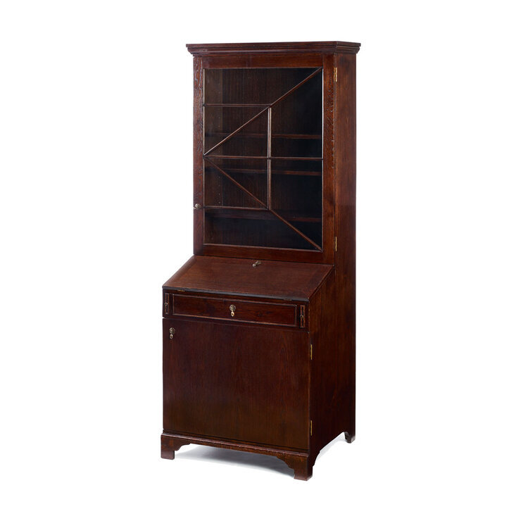 Burford Chippendale Half Secretary