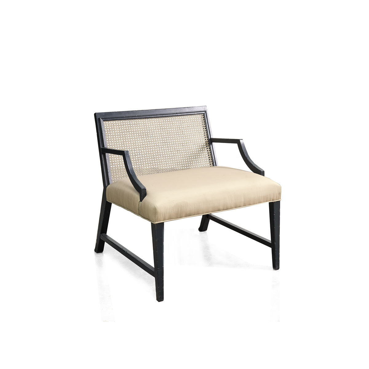 Lounge Chair with Cane Back