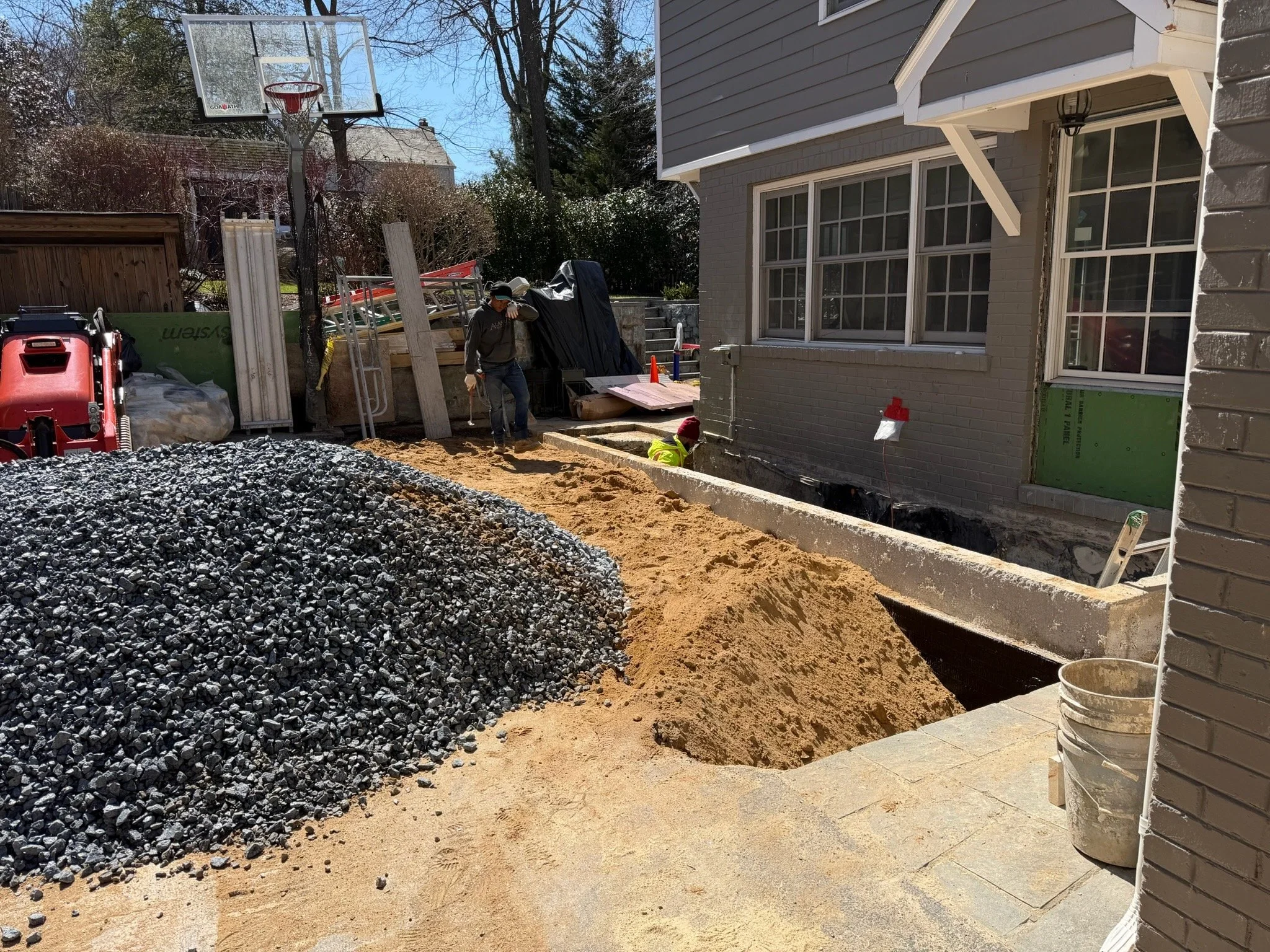 6104 Welborn — Basement Addition