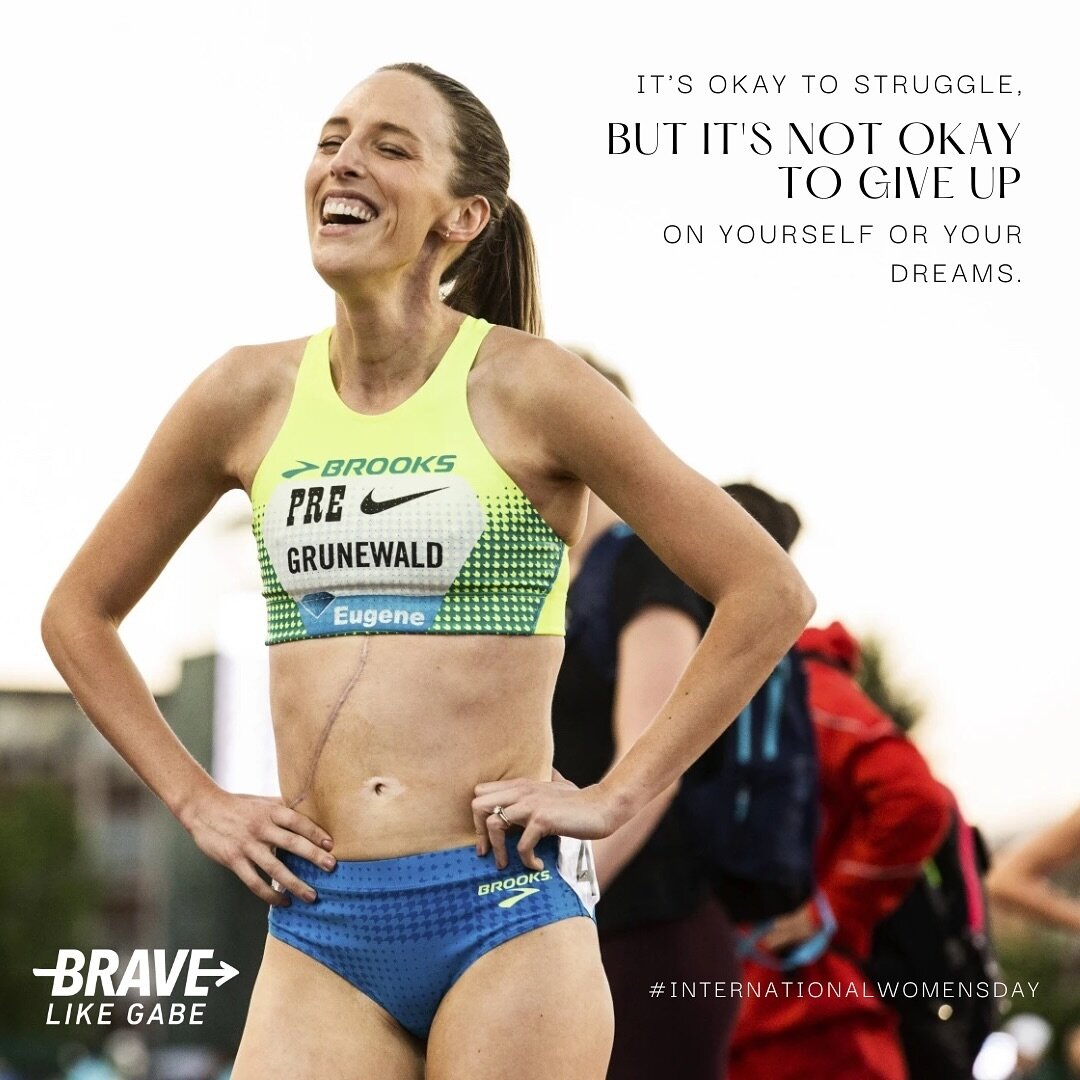 Celebrating the brave, courageous and resilient women everywhere! Those who are honest about the struggle, but determined to never give up. We&rsquo;re always in your corner 🫶💙

#internationalwomensday
#runningonhope
#bravelikegabe 

Photo credit: 