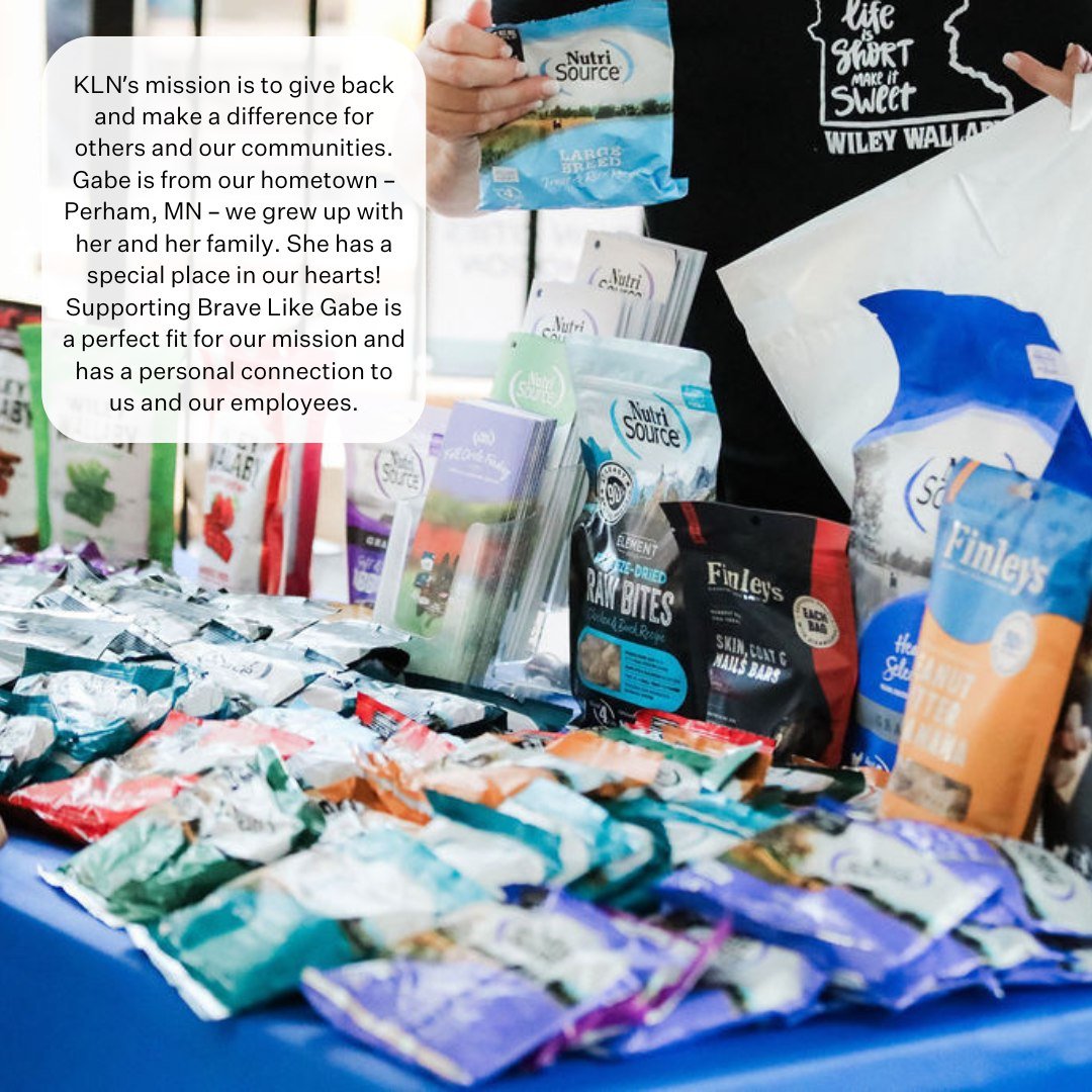 We want to thank KLN Family Brands (including Wiley Wallaby Licorice &amp; NutriSource Pet Foods) for generously sponsoring the 2024 Brave Like Gabe 5K! KLN Family Brands values community and hometown roots. They manufacture a diverse and expanding r