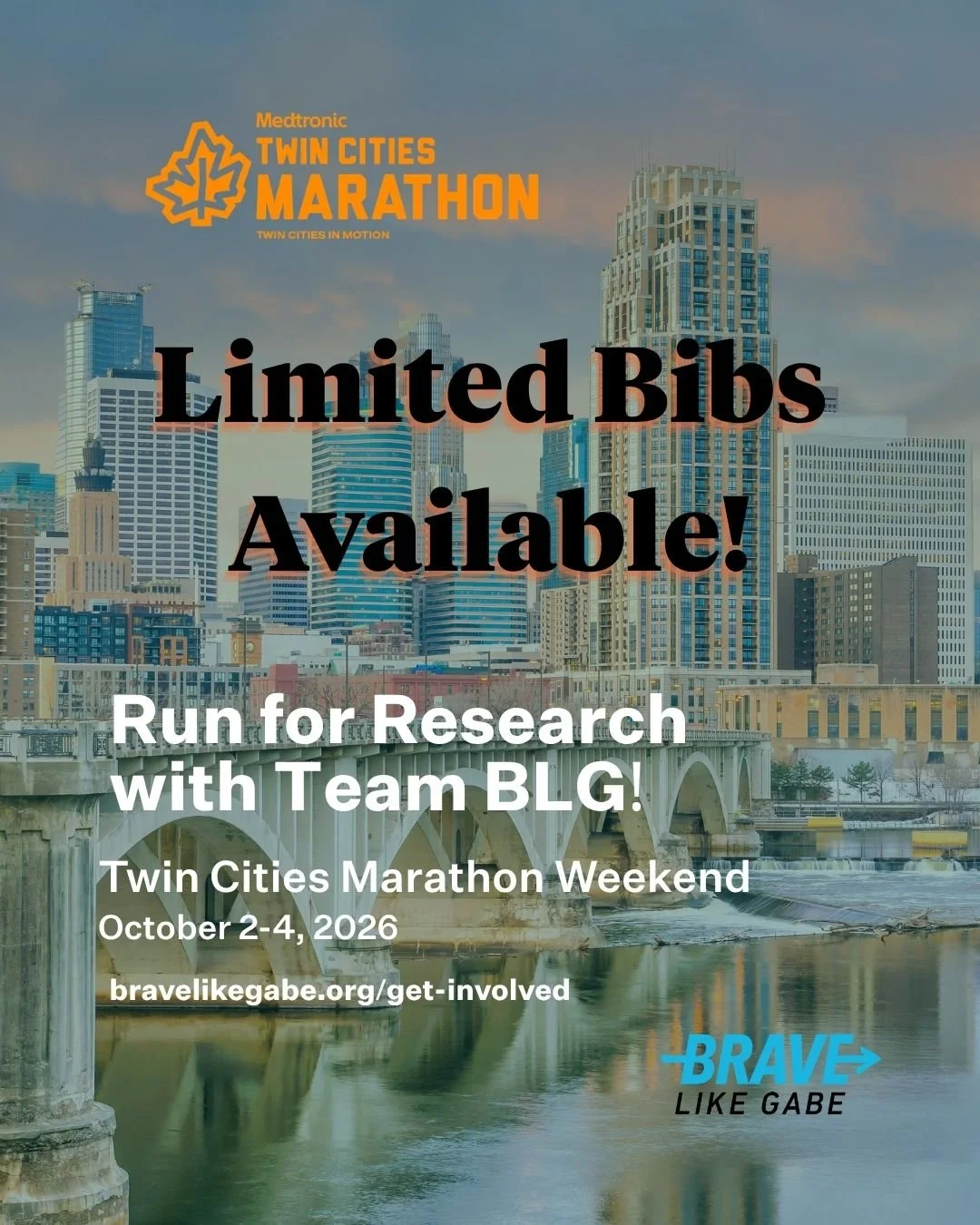 The Medtronic Twin Cities Marathon is officially sold out - but we still have a few bibs remaining! Don't miss your opportunity to join us for the 10 Miler or the Marathon on October 4, 2026, in Minneapolis and St. Paul.

Registration is CLOSING for 